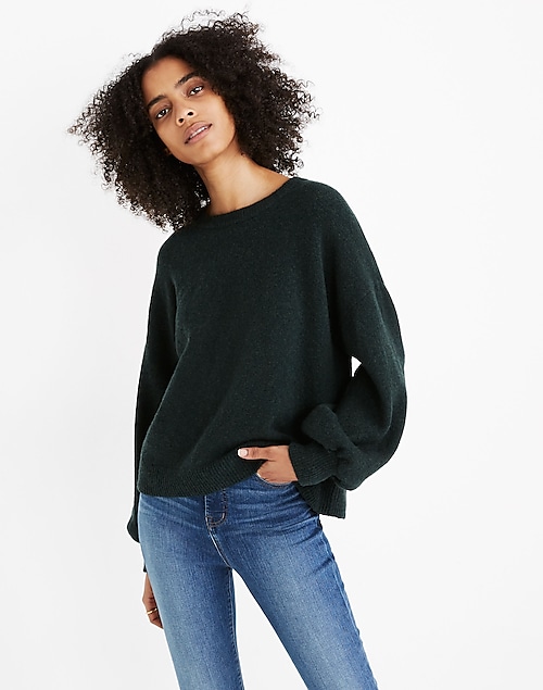 Gladwell Balloon-Sleeve Pullover Sweater