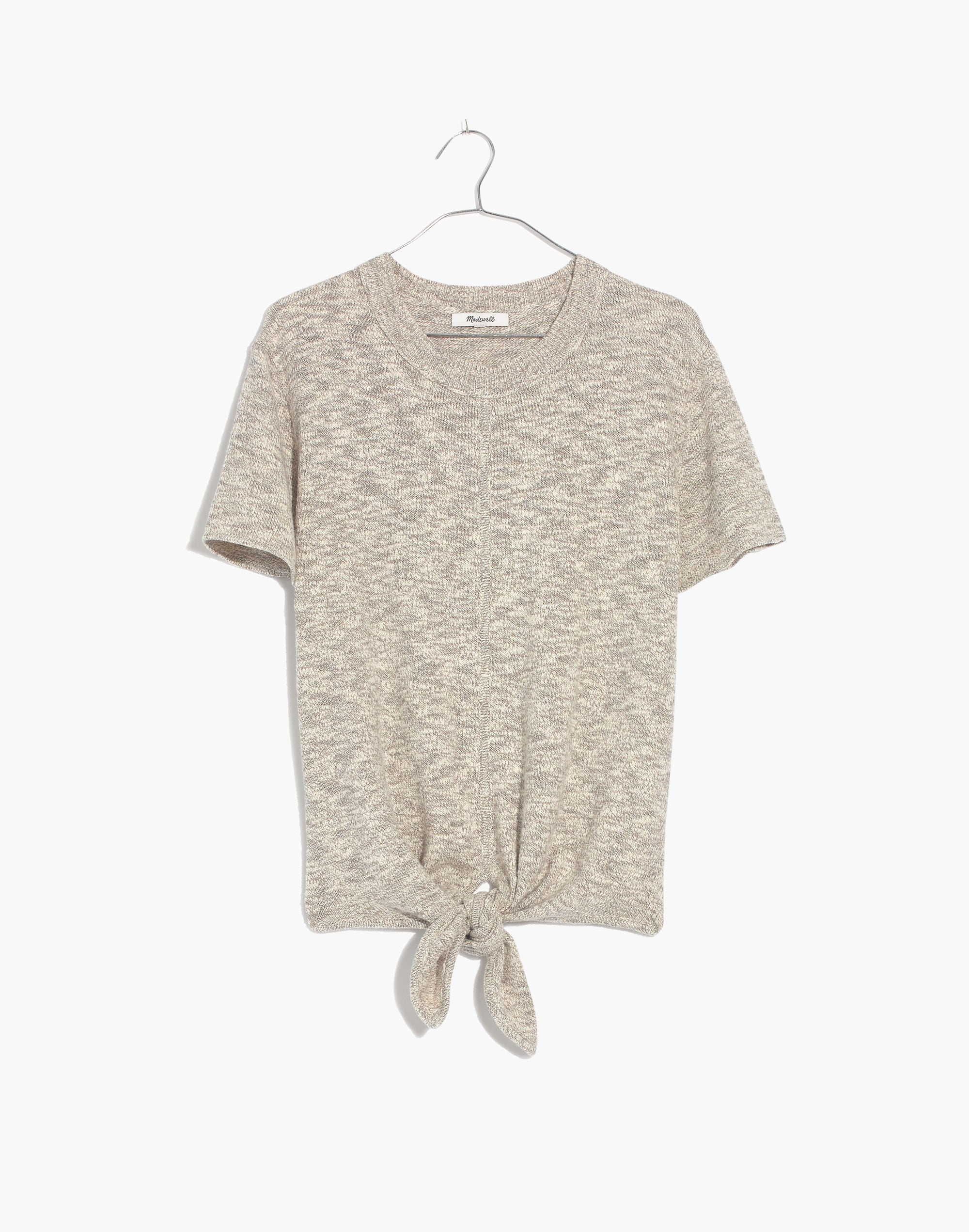 Knot-Front Sweater Tee