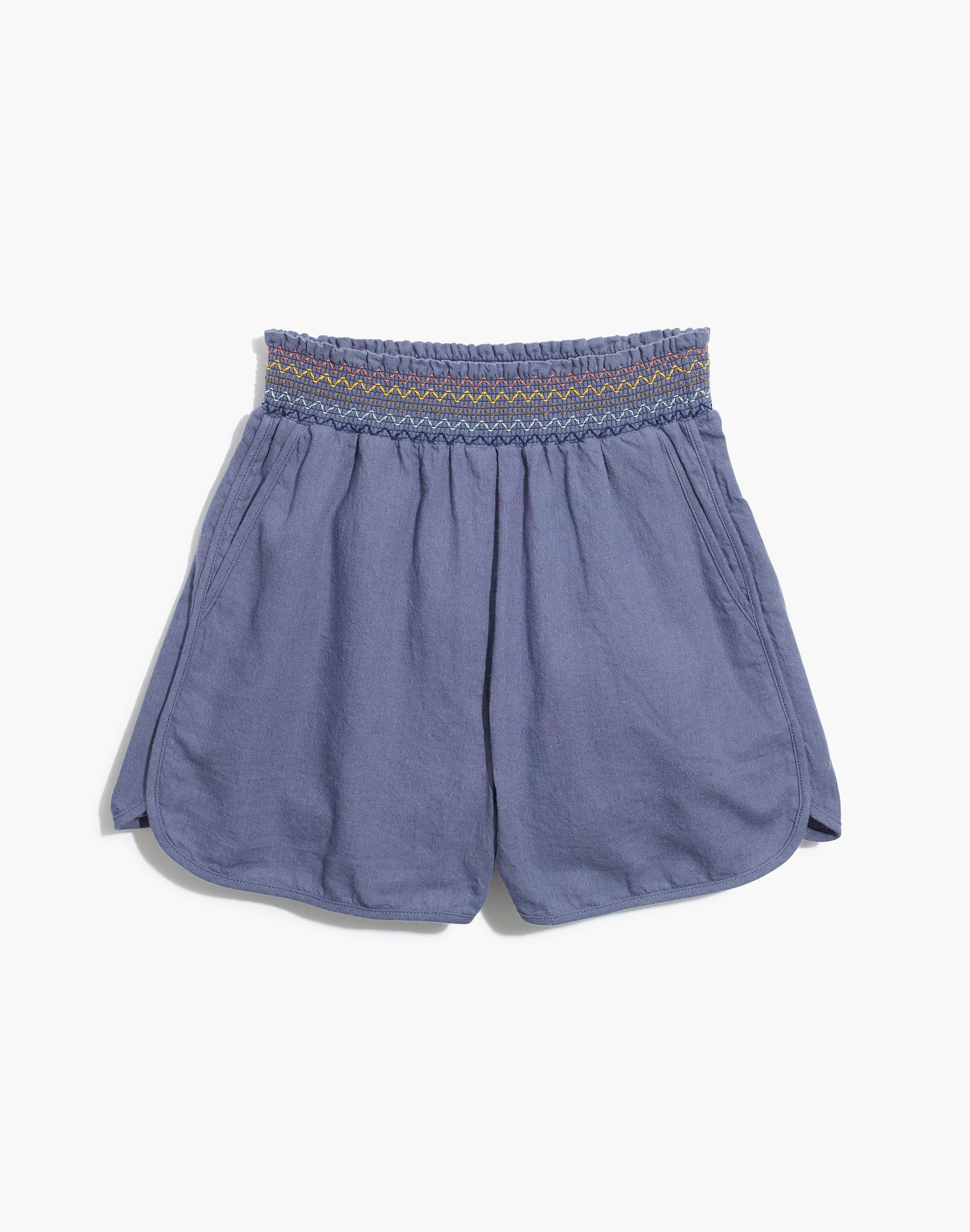 Rainbow Smocked Pull-On Shorts