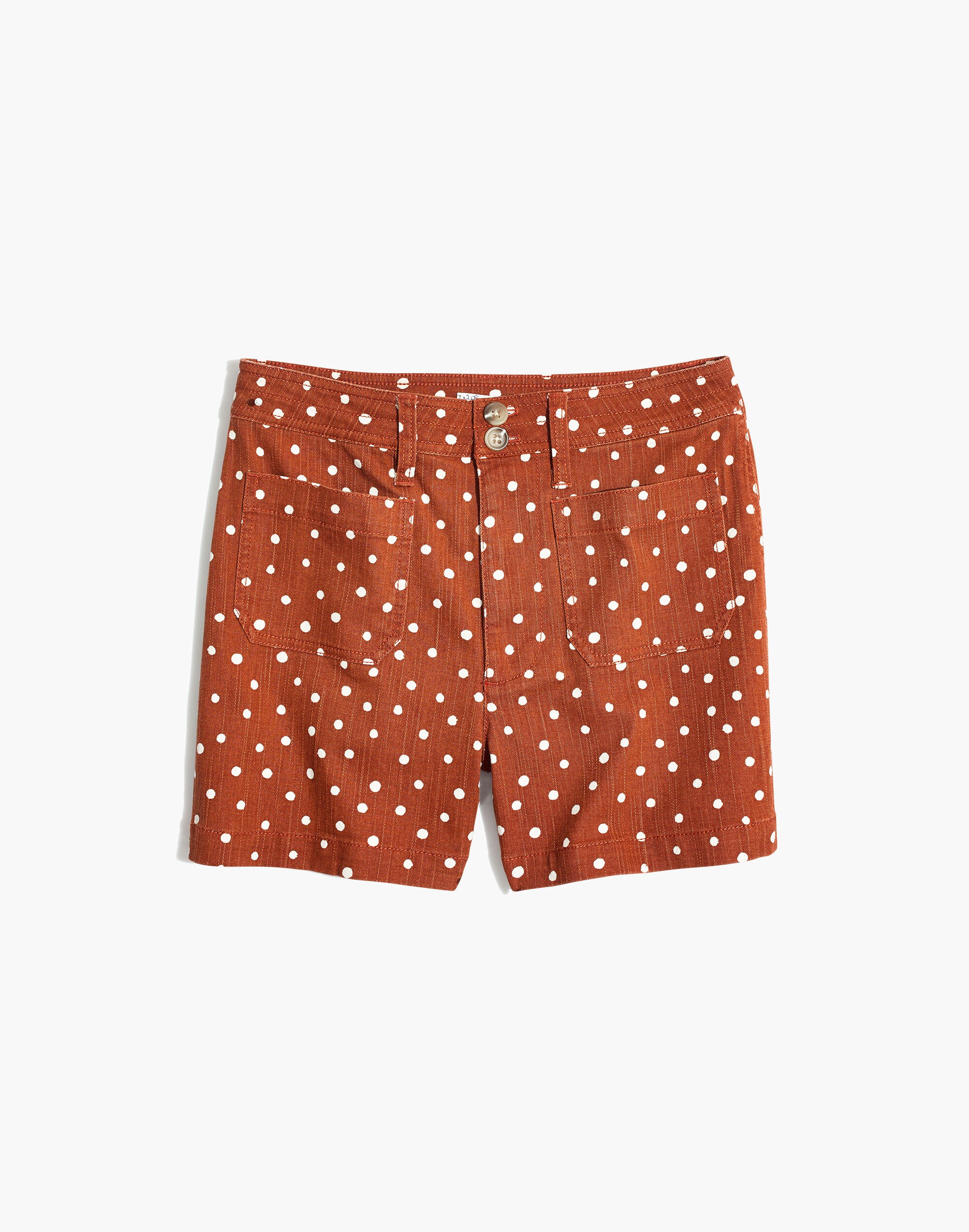 Emmett Patch Pocket Shorts in Inkspot Dots
