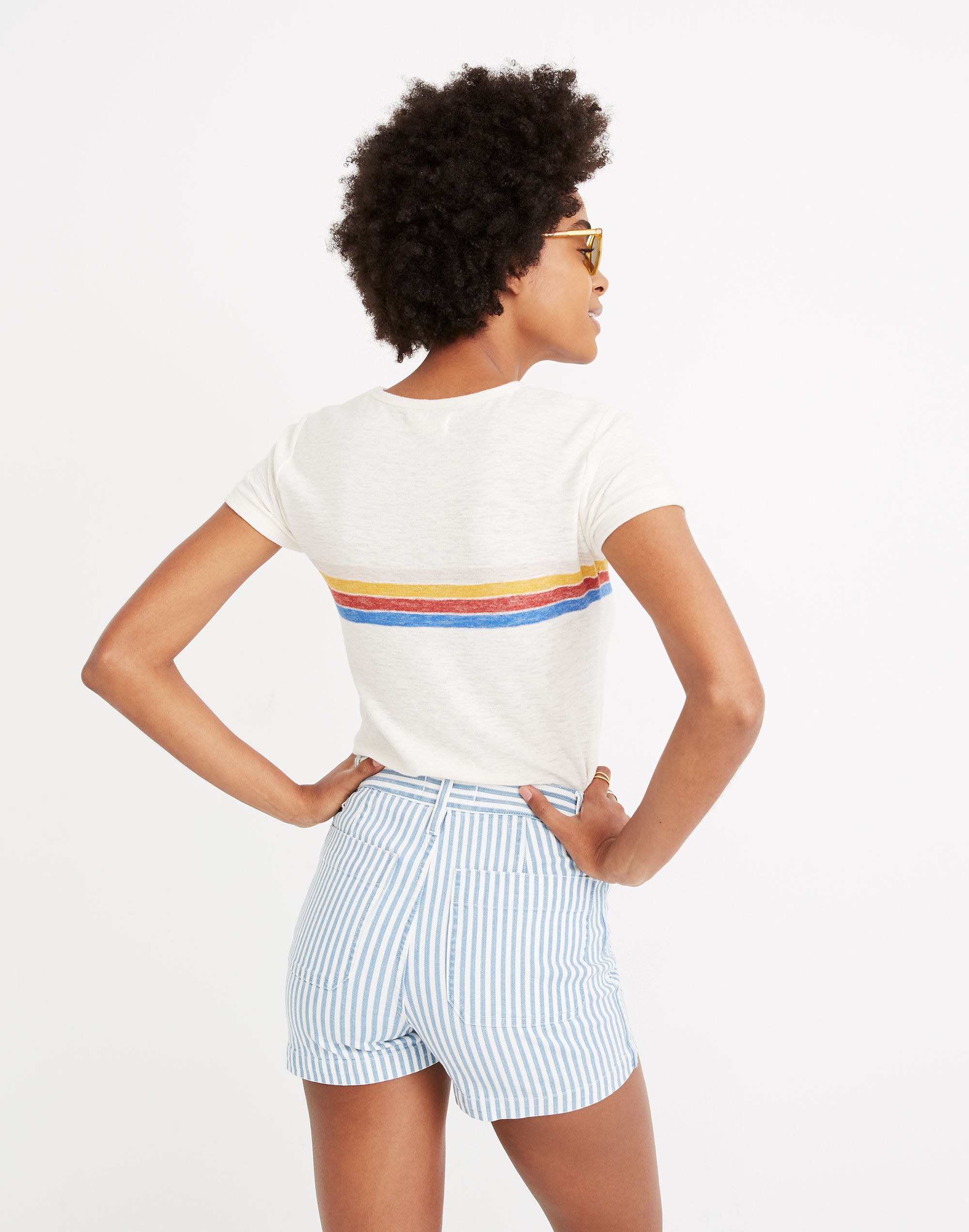 Emmett Shorts in Railroad Stripe