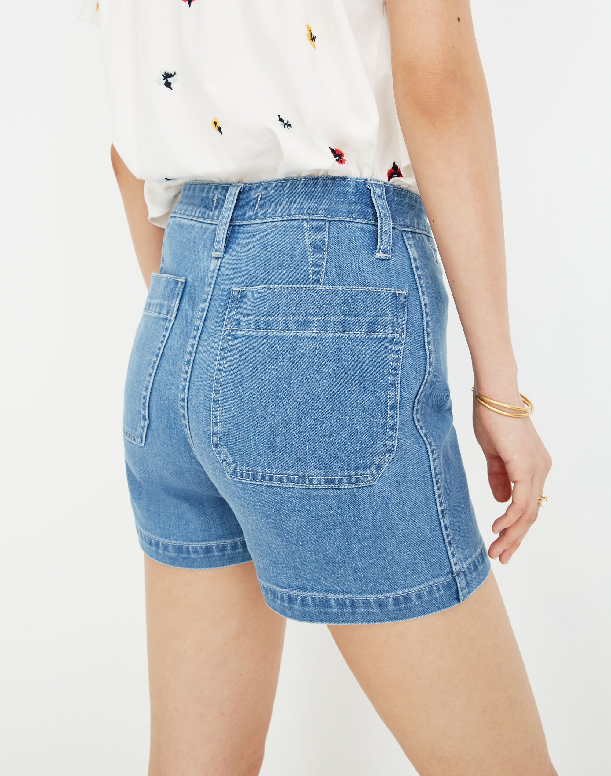 Denim Emmett Shorts in Langston Wash