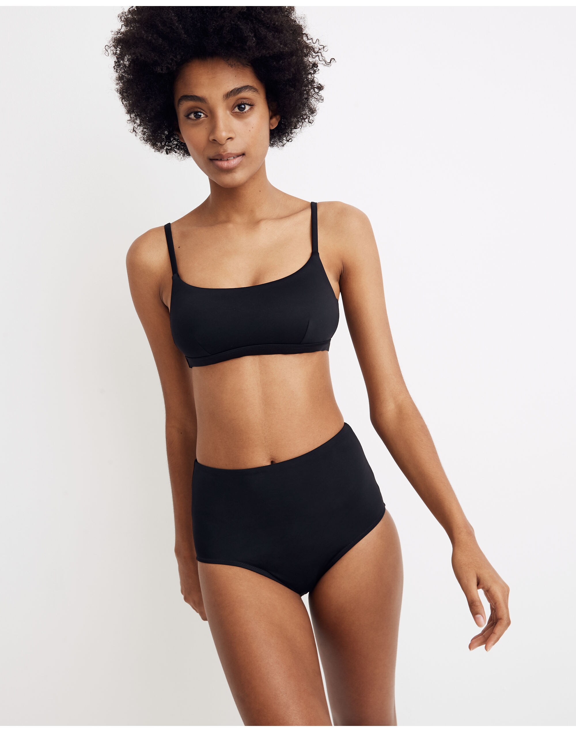 Madewell Second Wave Retro High-Waisted Bikini Bottom