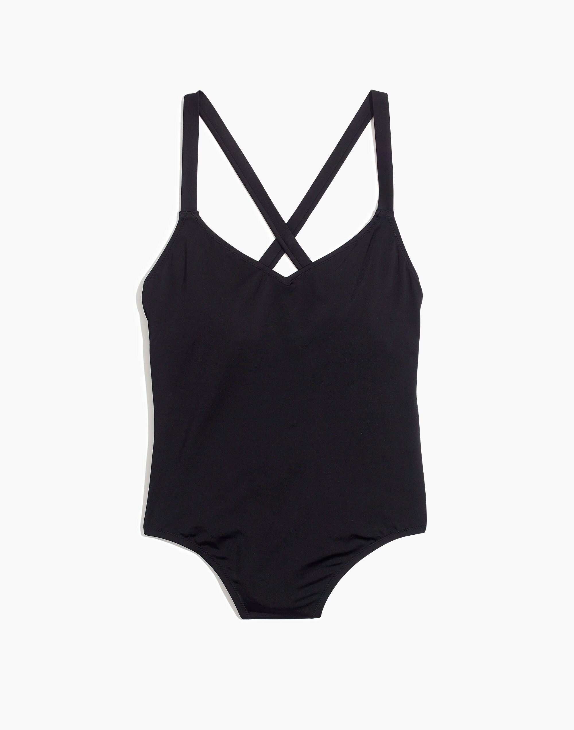 Madewell Second Wave Crisscross One-Piece Swimsuit