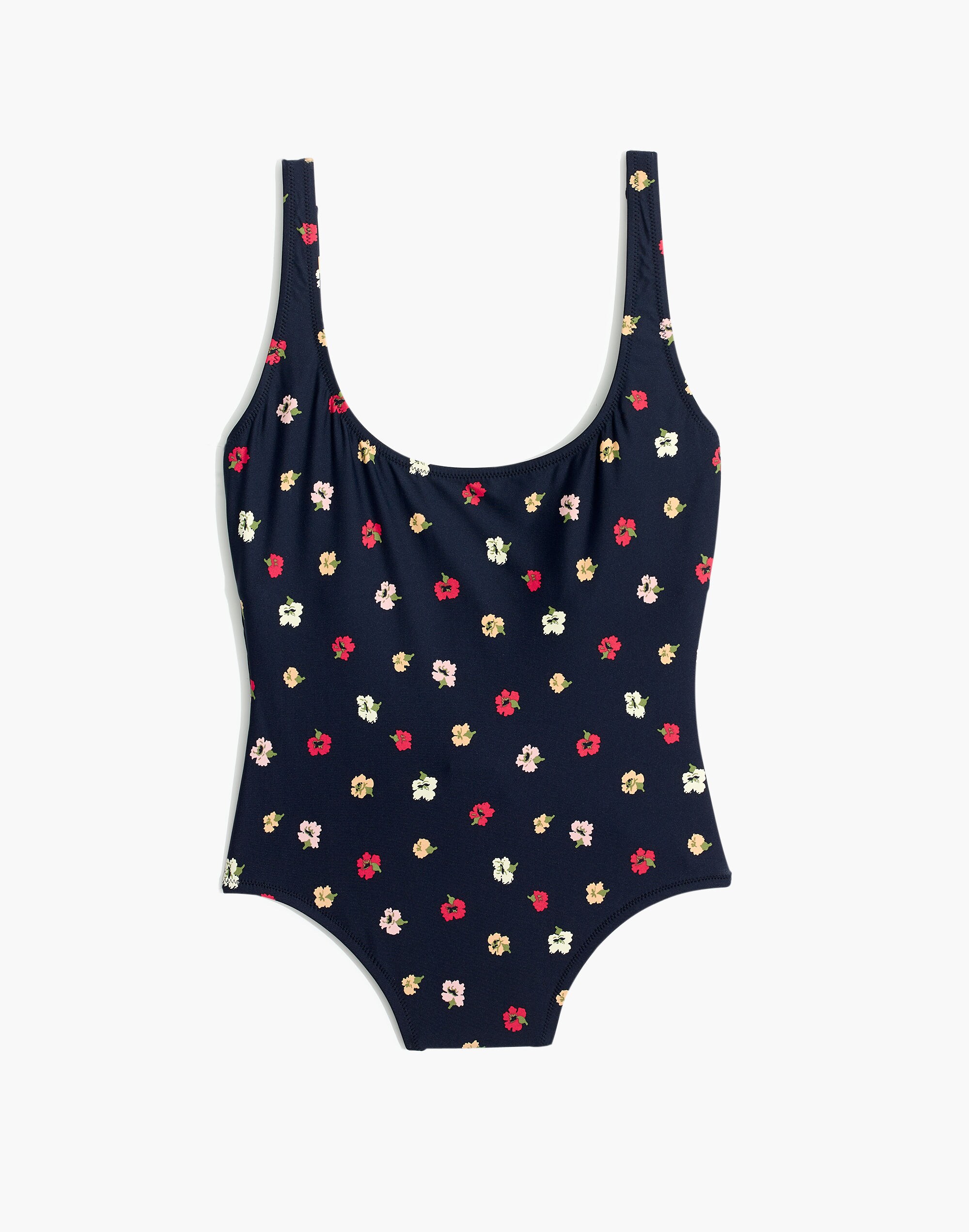 Madewell Second Wave Tank One-Piece Swimsuit in Confetti Floral