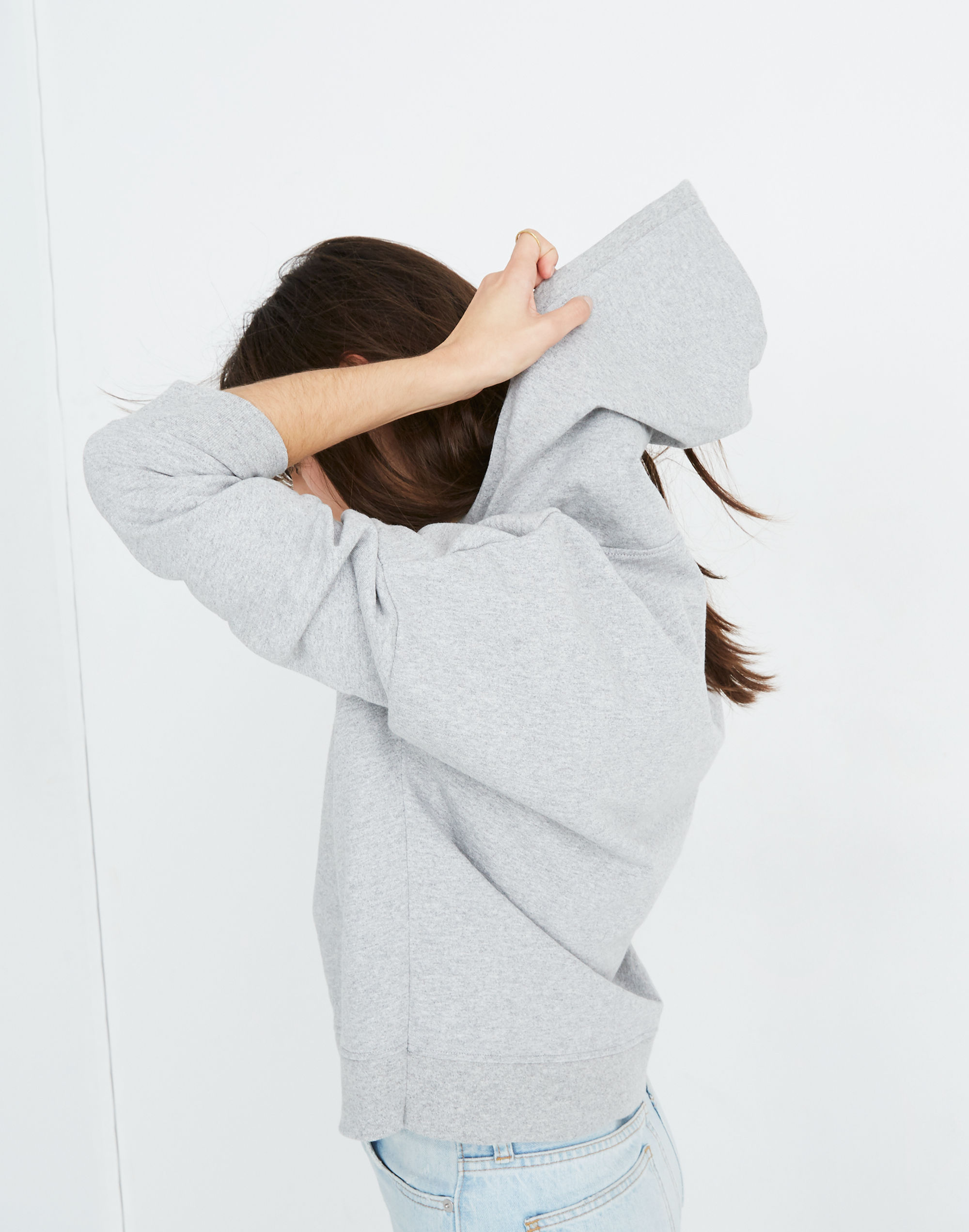 Madewell x charity: water Embroidered Hoodie Sweatshirt