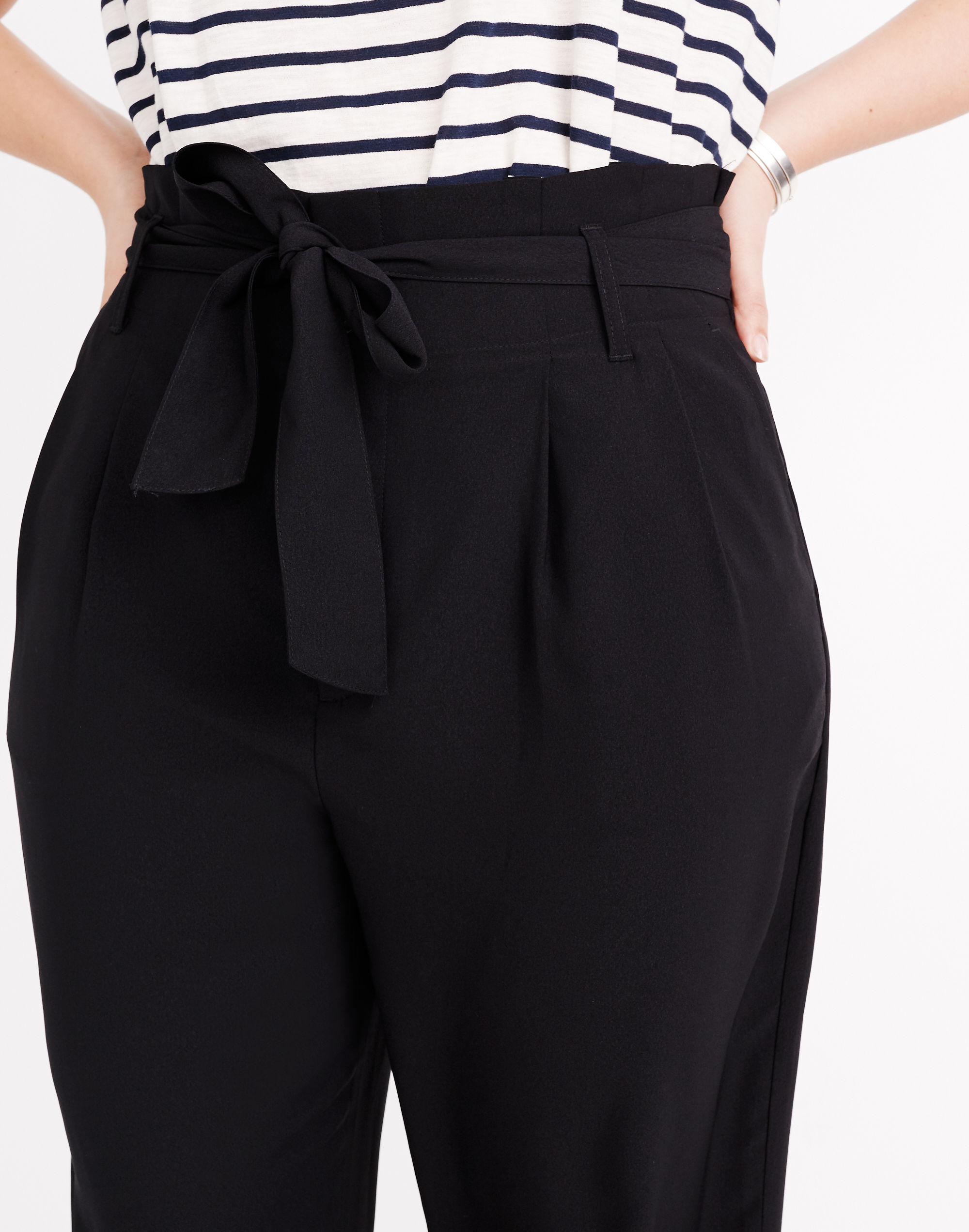 Drapey Paperbag Pants