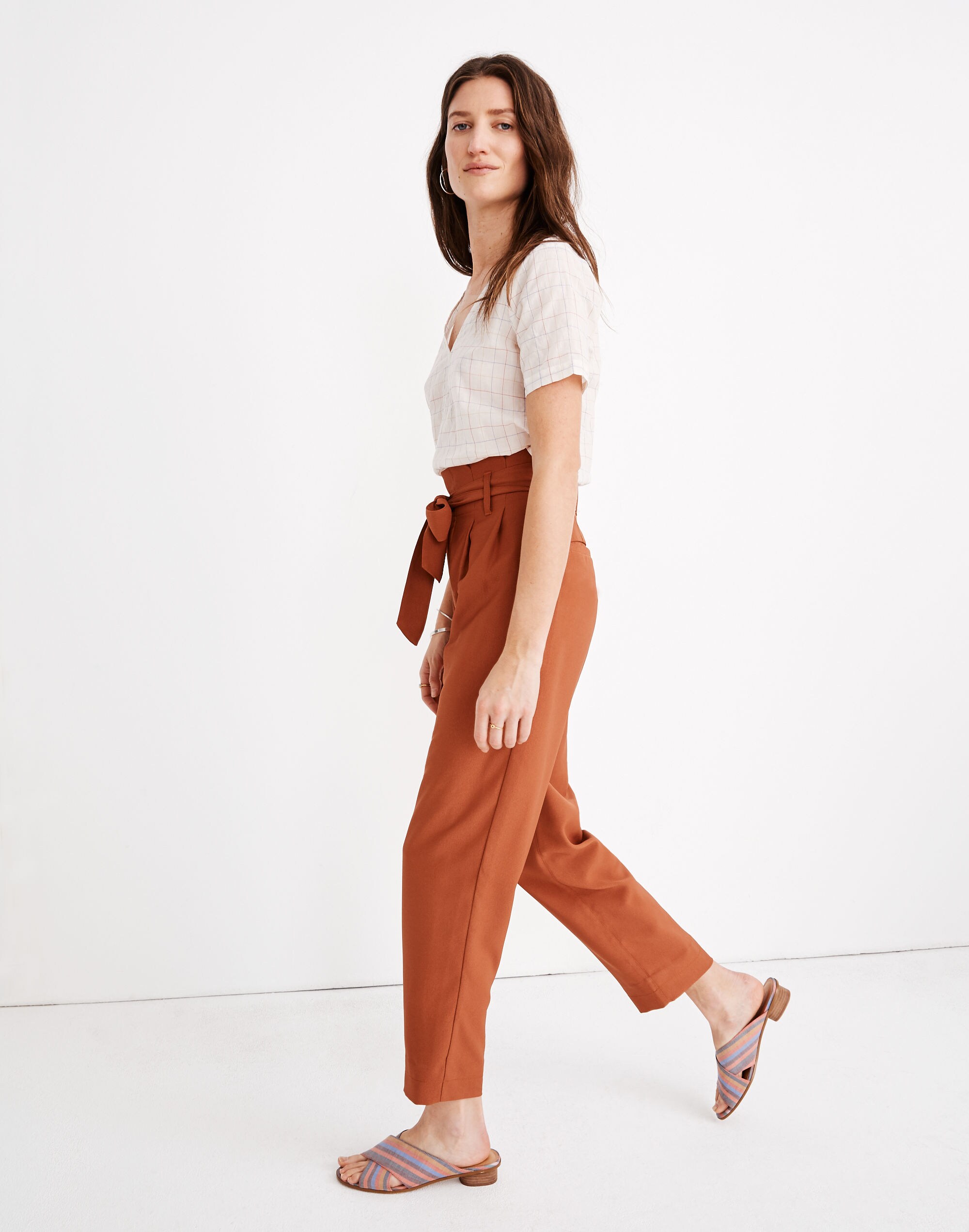 Drapey Paperbag Pants