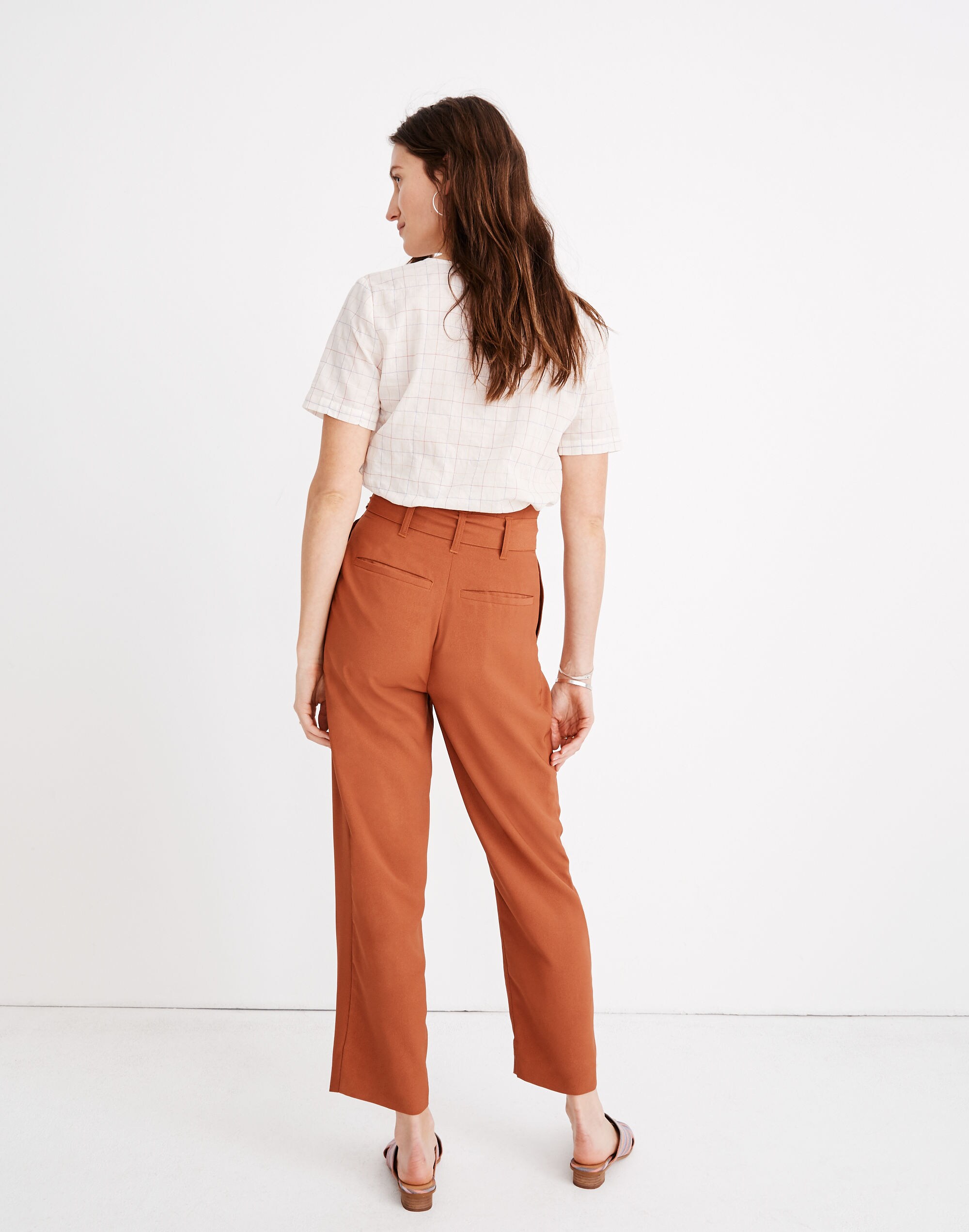 Drapey Paperbag Pants