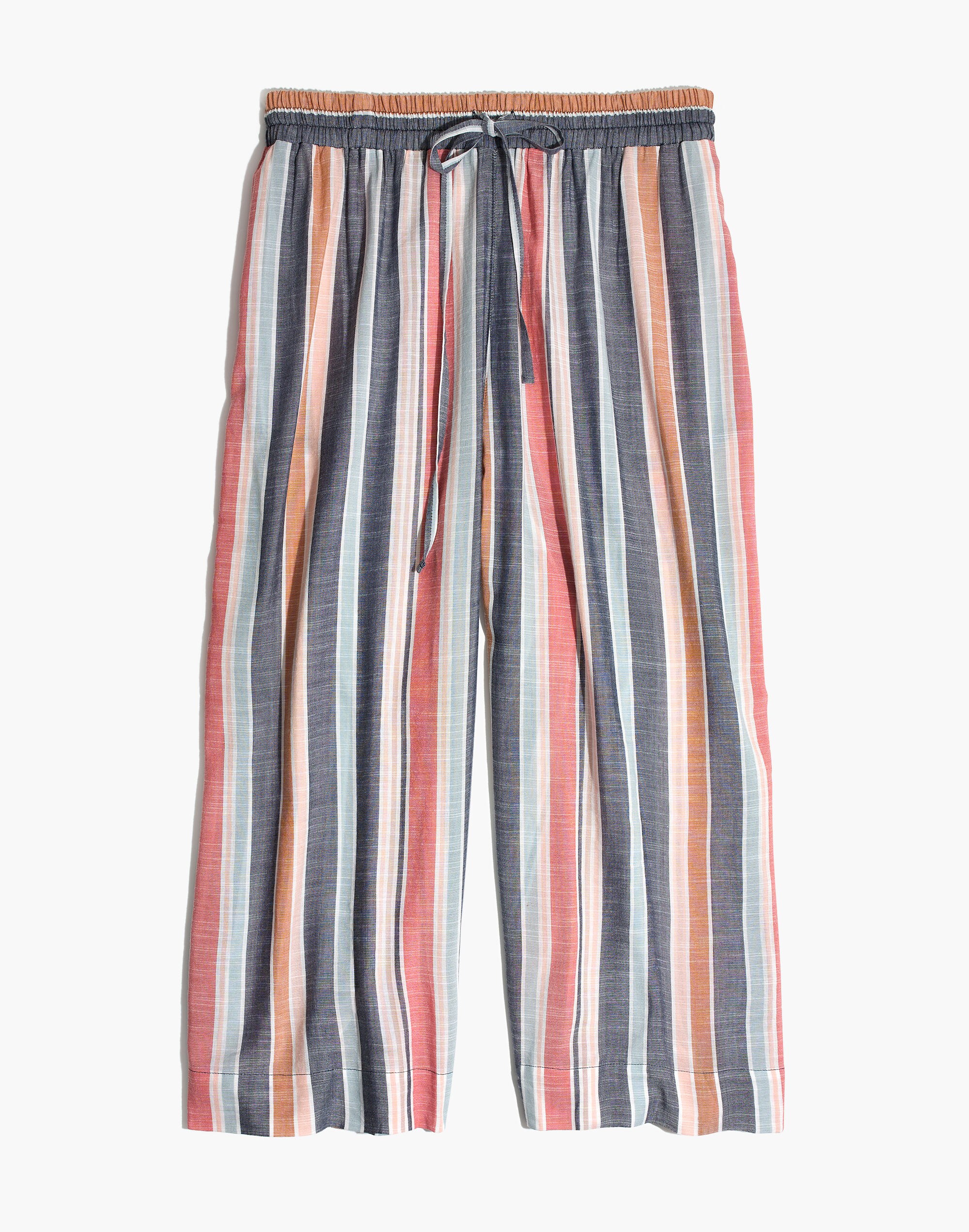 Huston Cover-Up Crop Pants in Towel Stripe