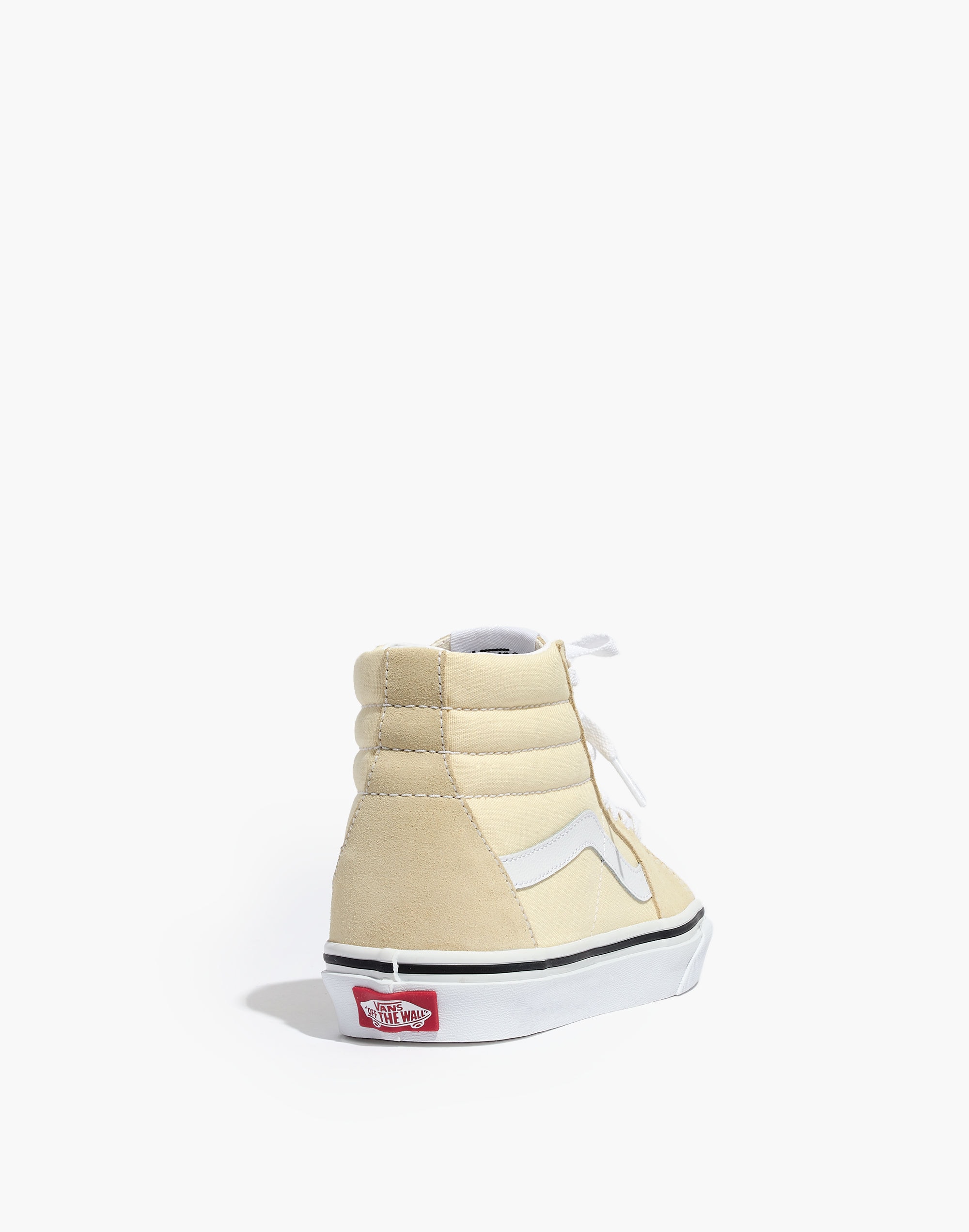 Vans&reg; Unisex Sk8-Hi High-Top Sneakers in Vanilla Custard Suede and Canvas