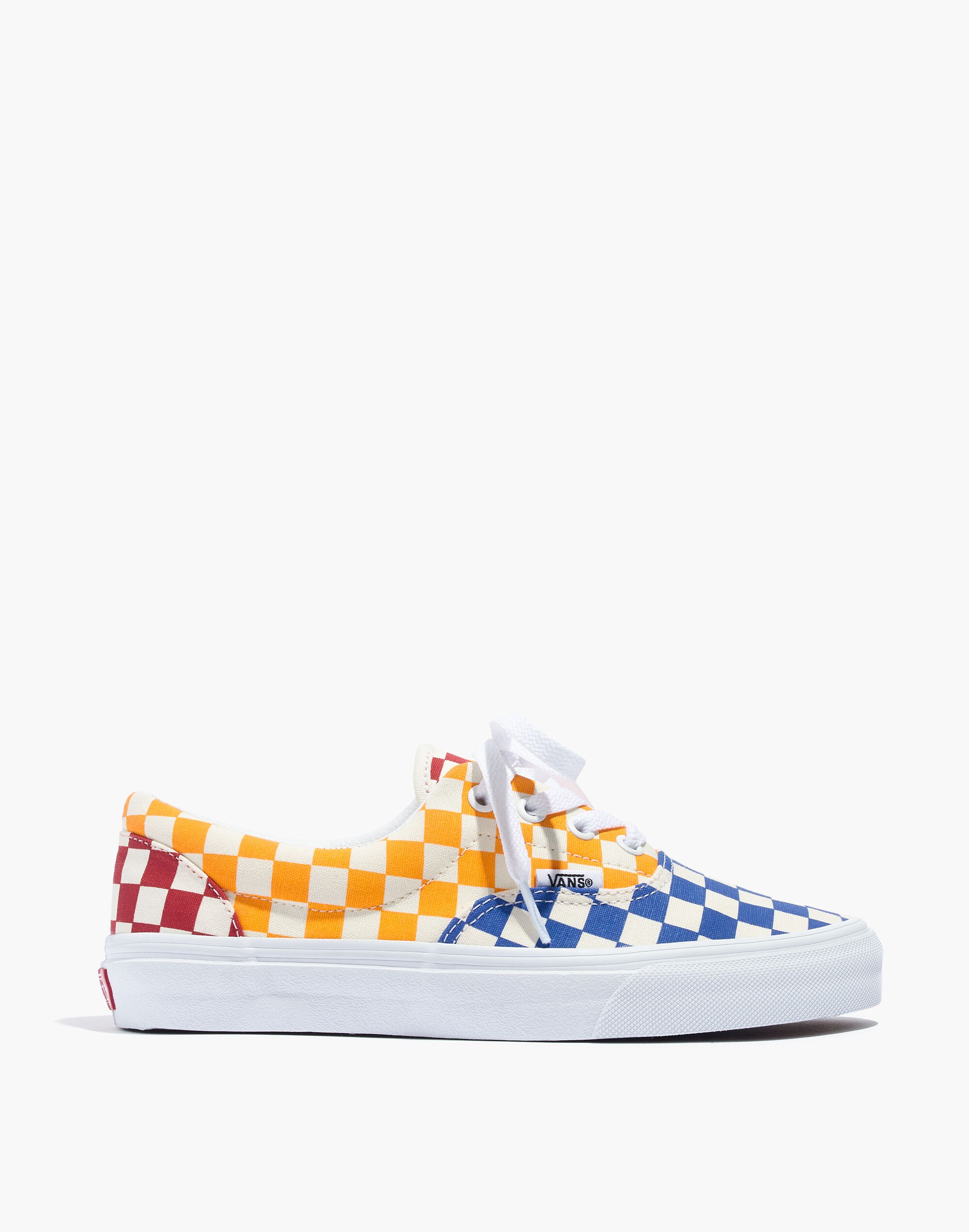 Vans&reg; Unisex Era Lace-Up Sneakers in Multi Checkerboard