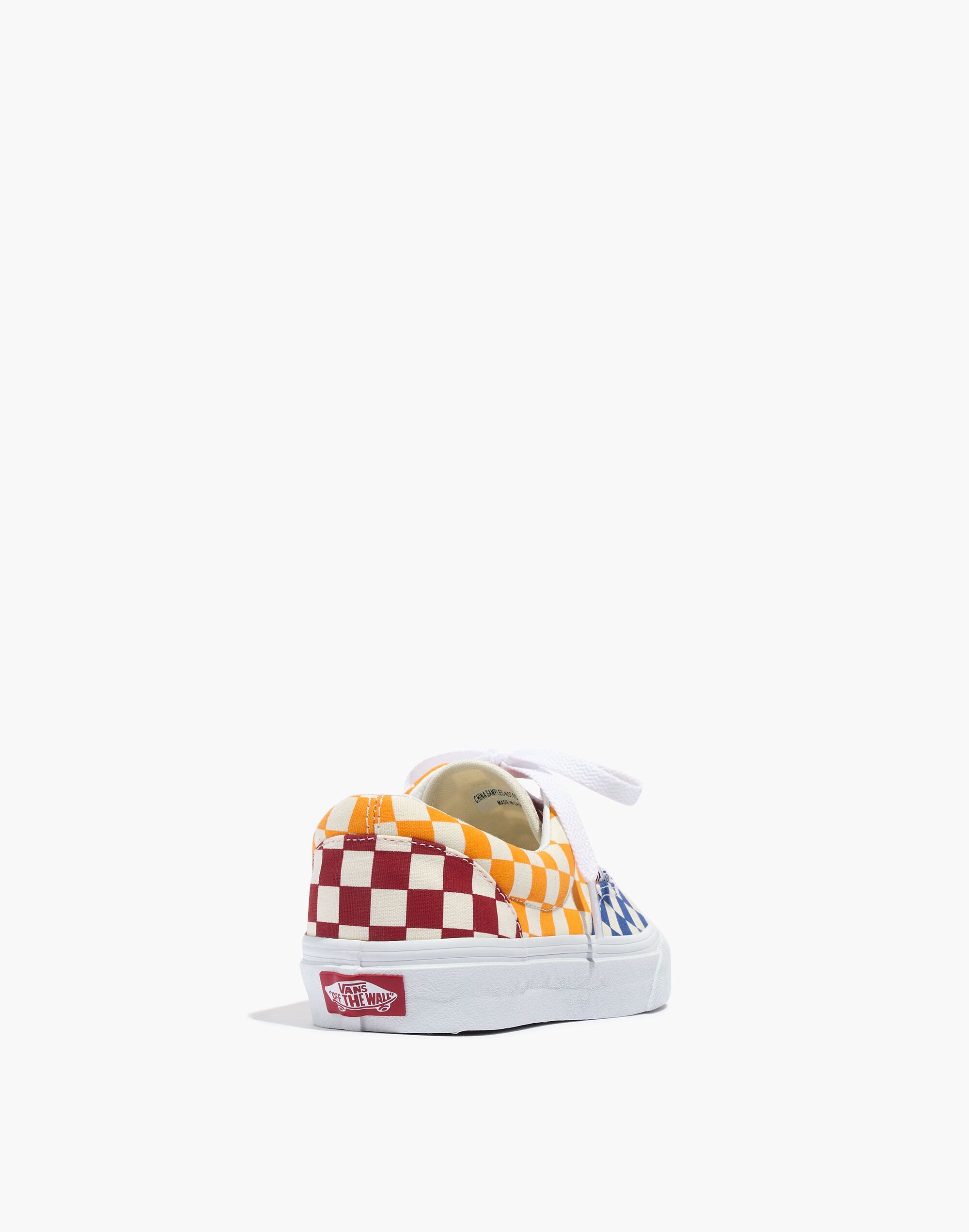 Vans&reg; Unisex Era Lace-Up Sneakers in Multi Checkerboard