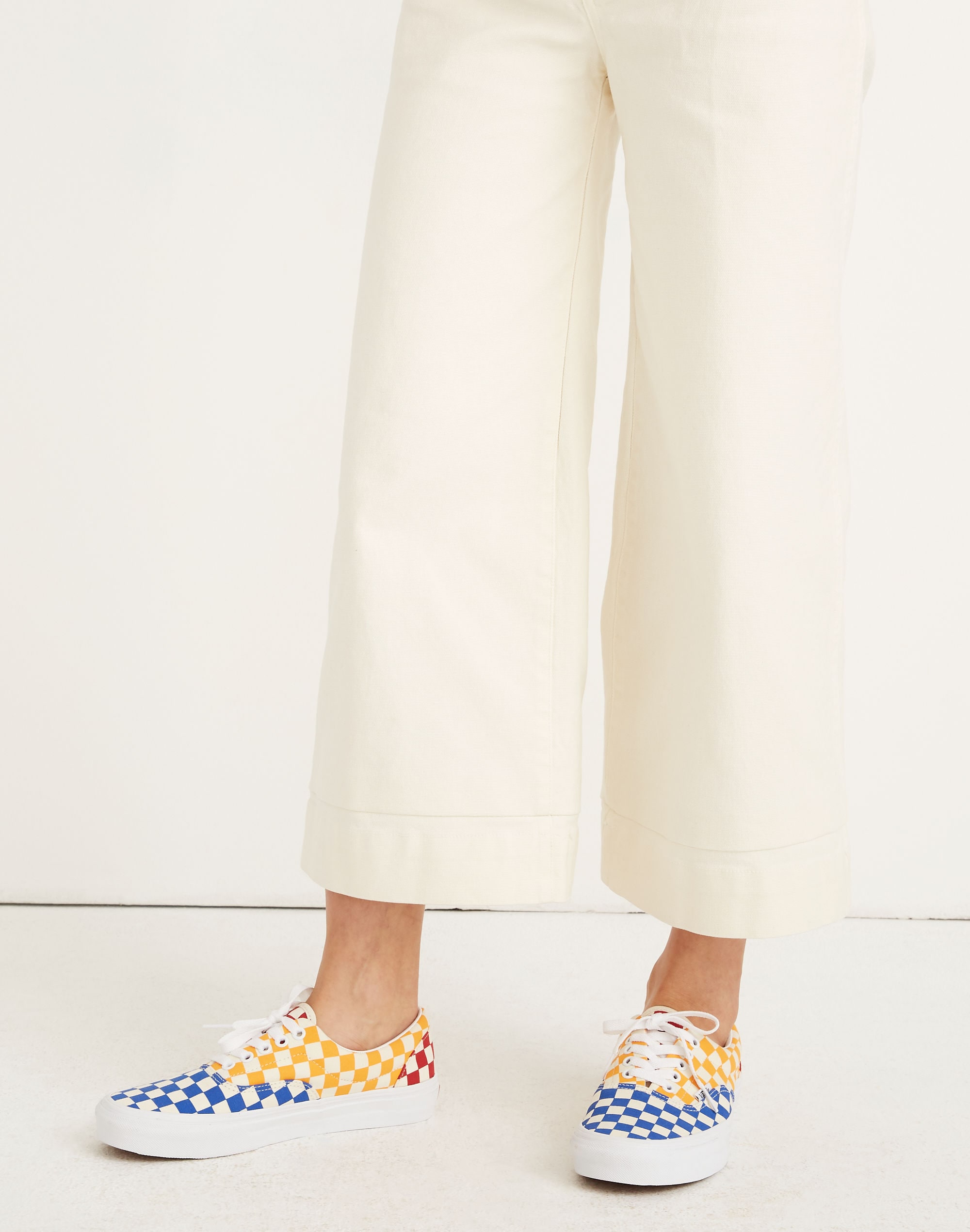 Vans&reg; Unisex Era Lace-Up Sneakers in Multi Checkerboard