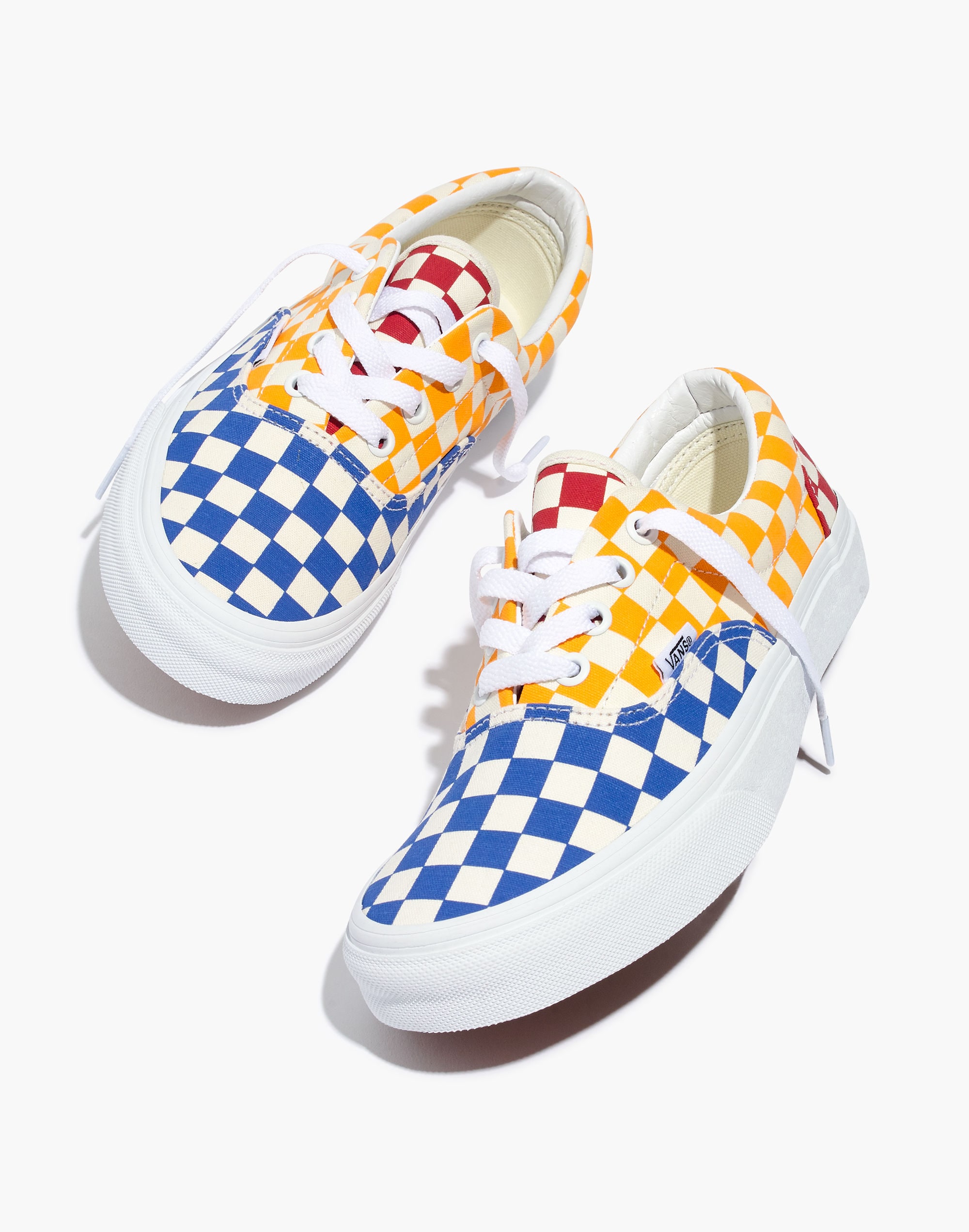Vans&reg; Unisex Era Lace-Up Sneakers in Multi Checkerboard