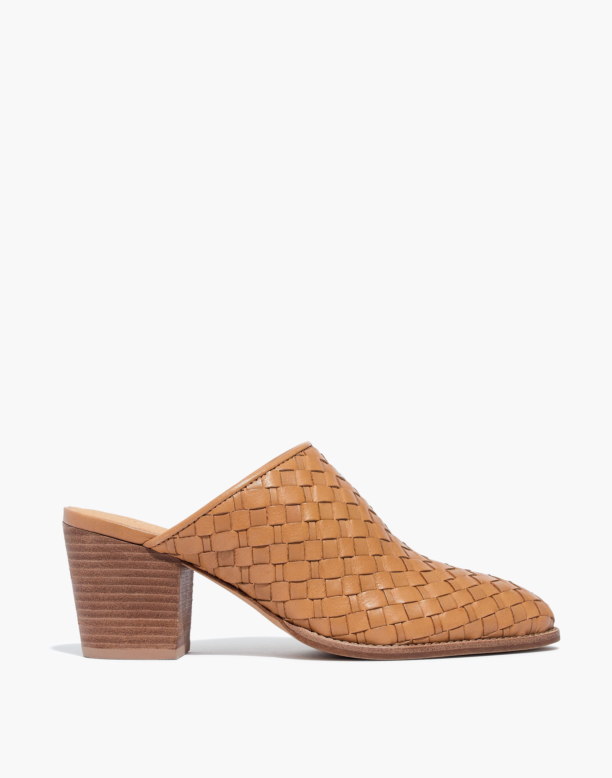 The Harper Mule in Woven Leather