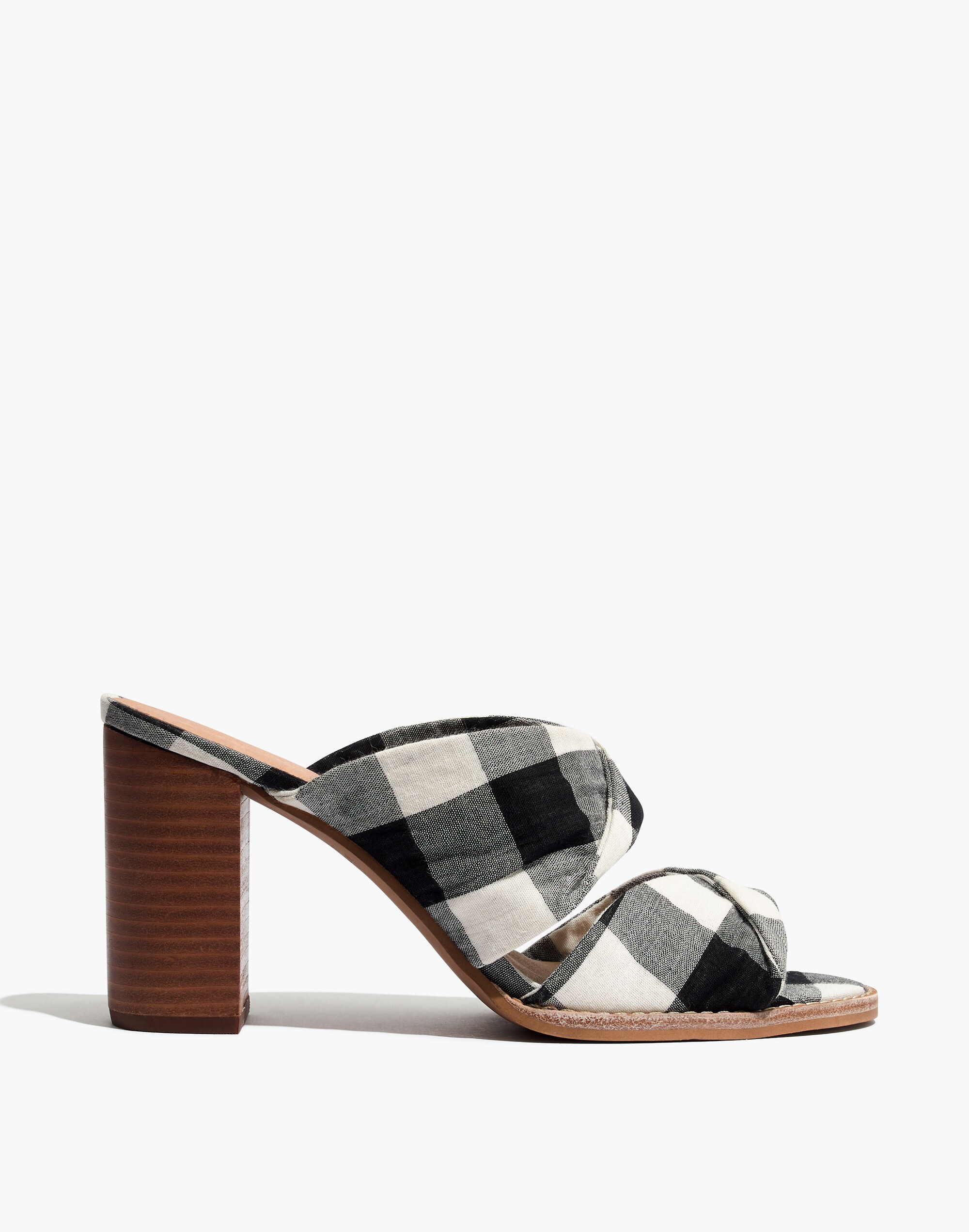 The Alexandria Mule in Gingham Check