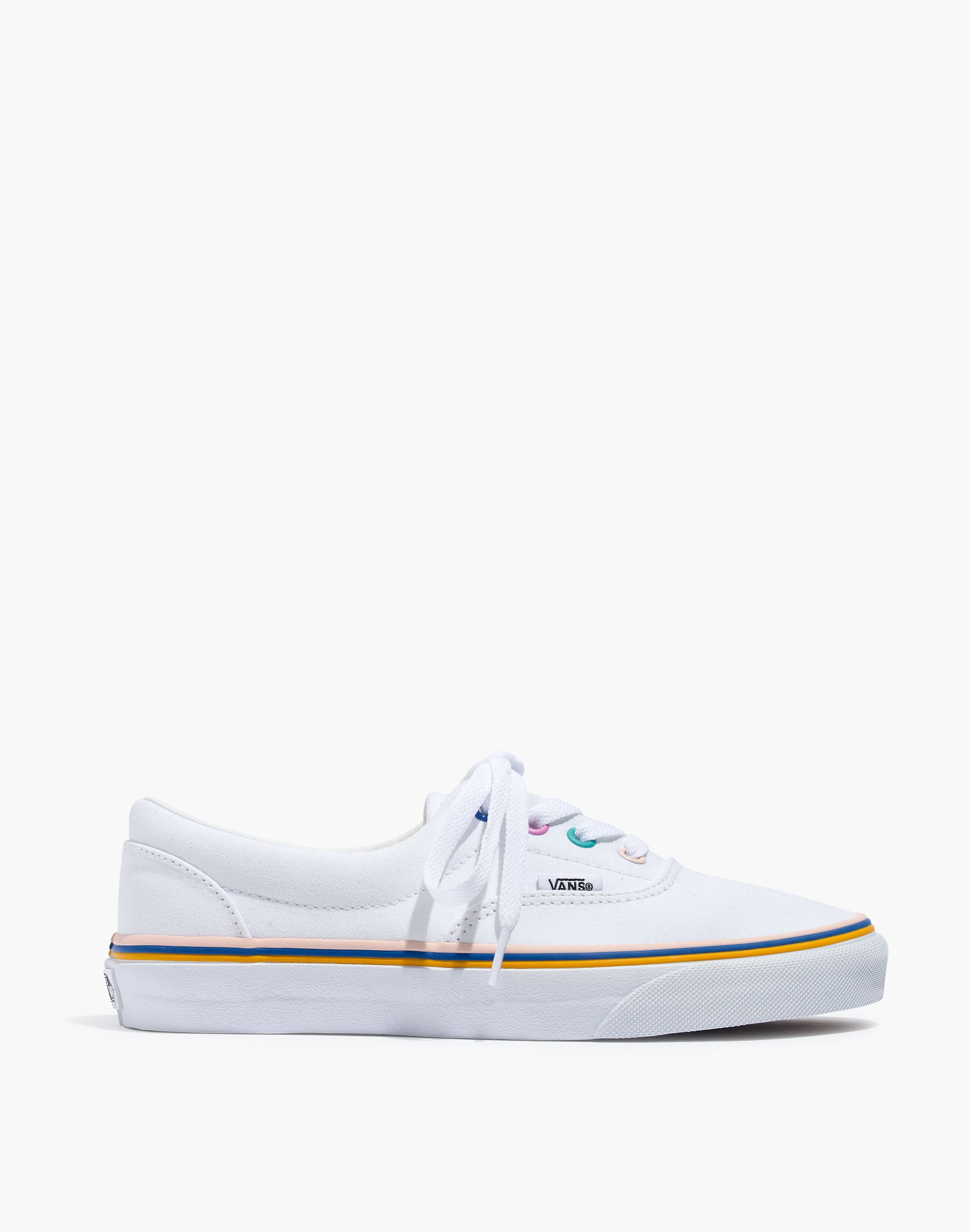 Madewell x Vans&reg; Unisex Era Sneakers with Rainbow Grommets