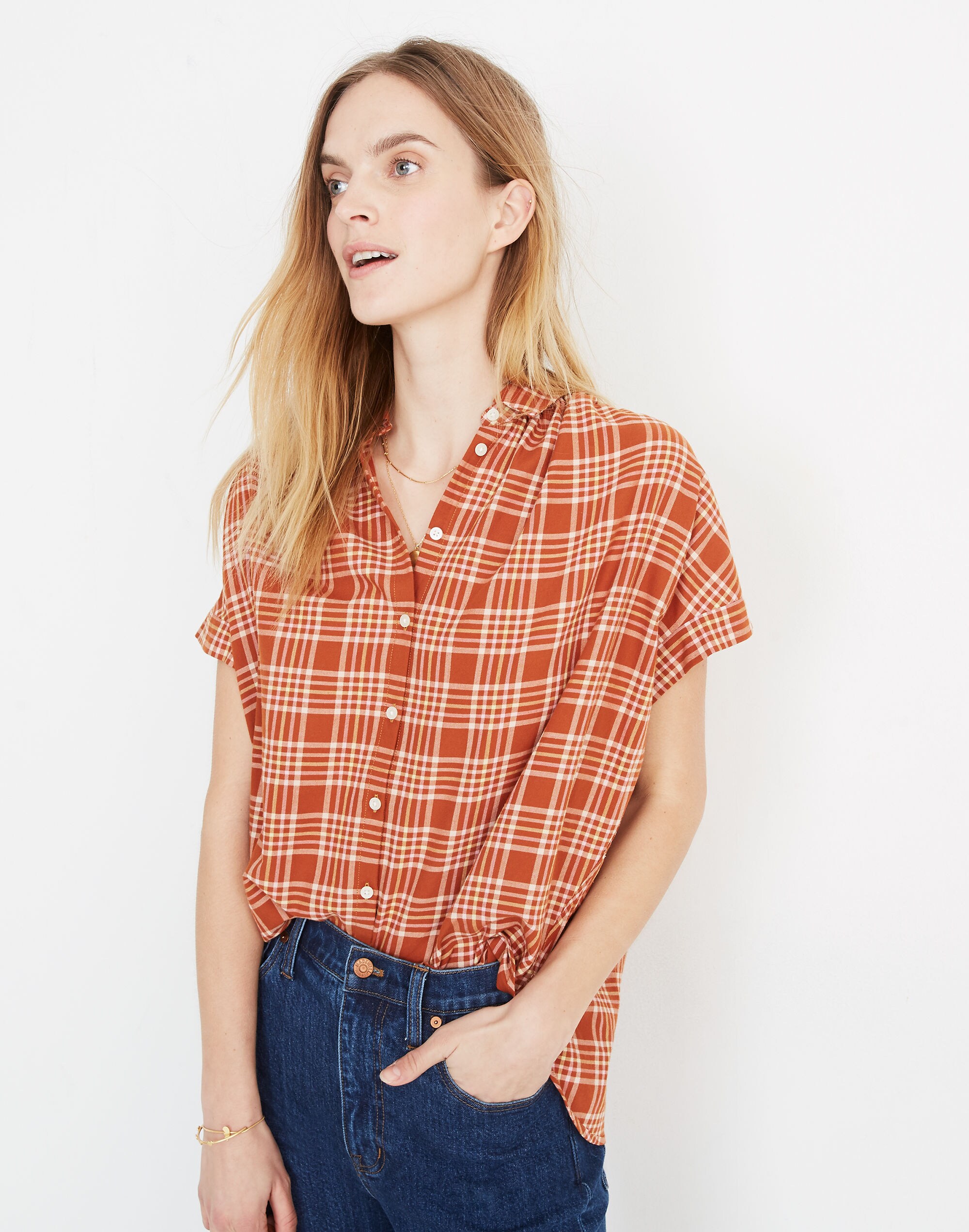 Central Shirt in Fieldgate Plaid