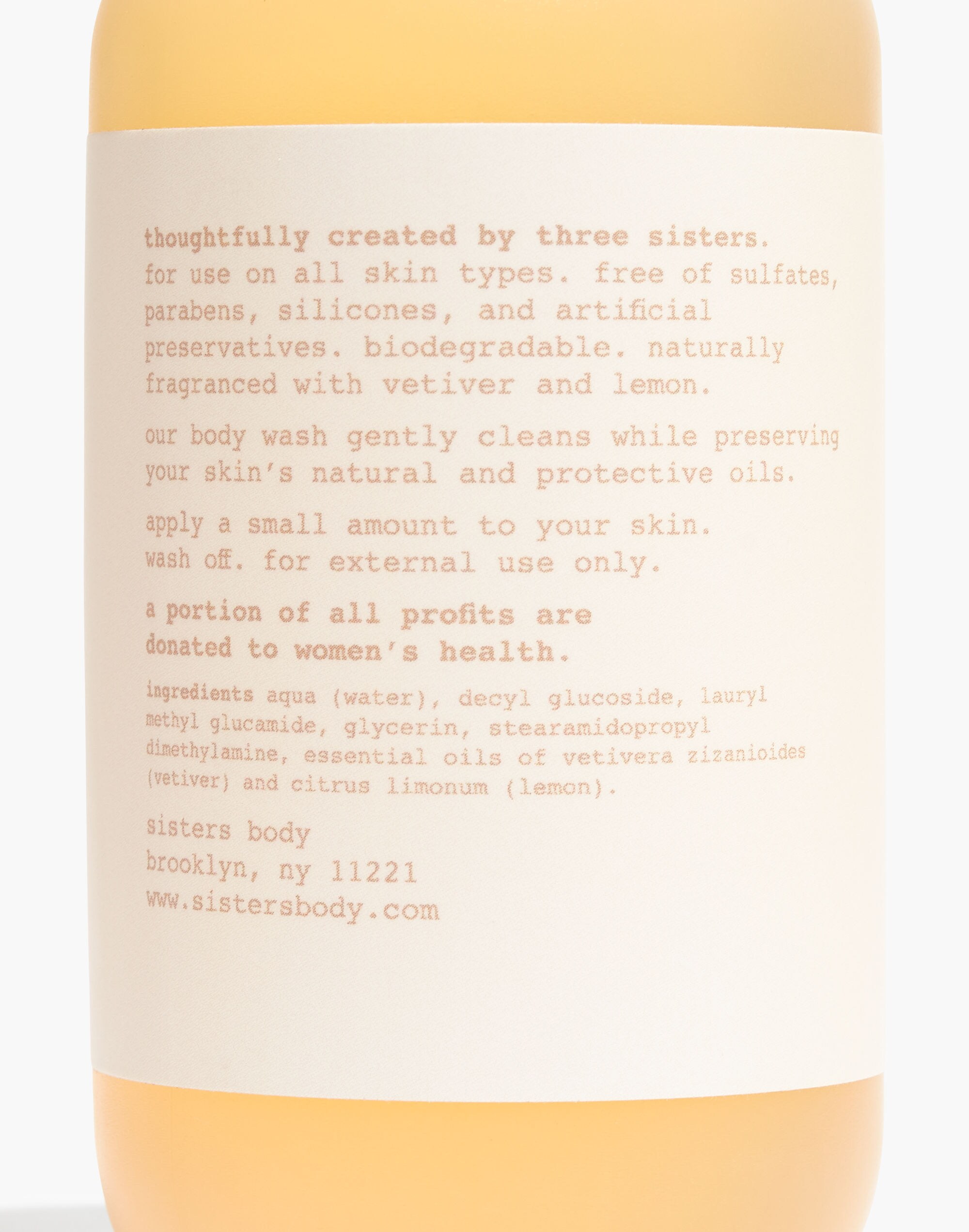 Sisters Body&trade; Gentle Body Wash