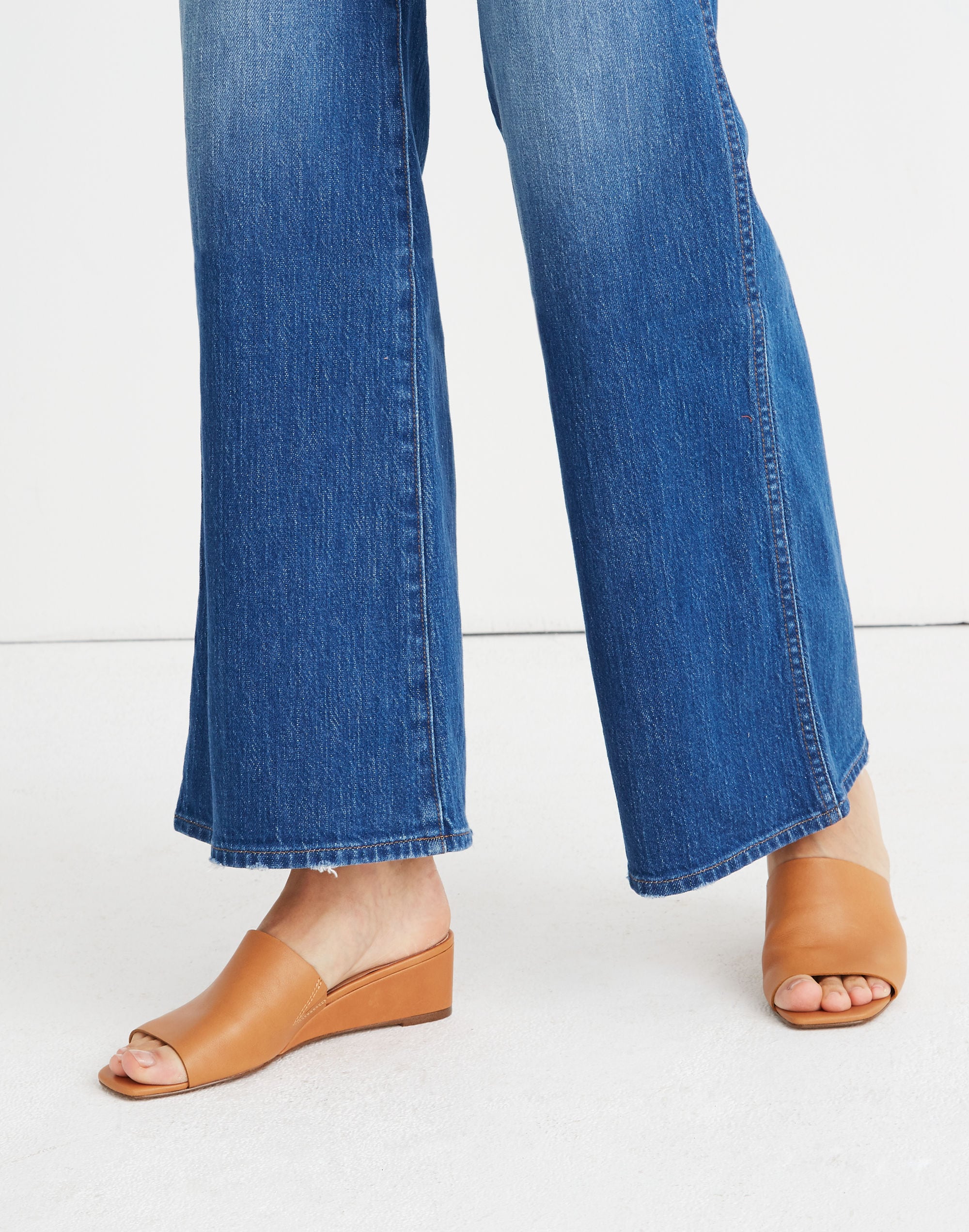 The Stacey Wedge Mule