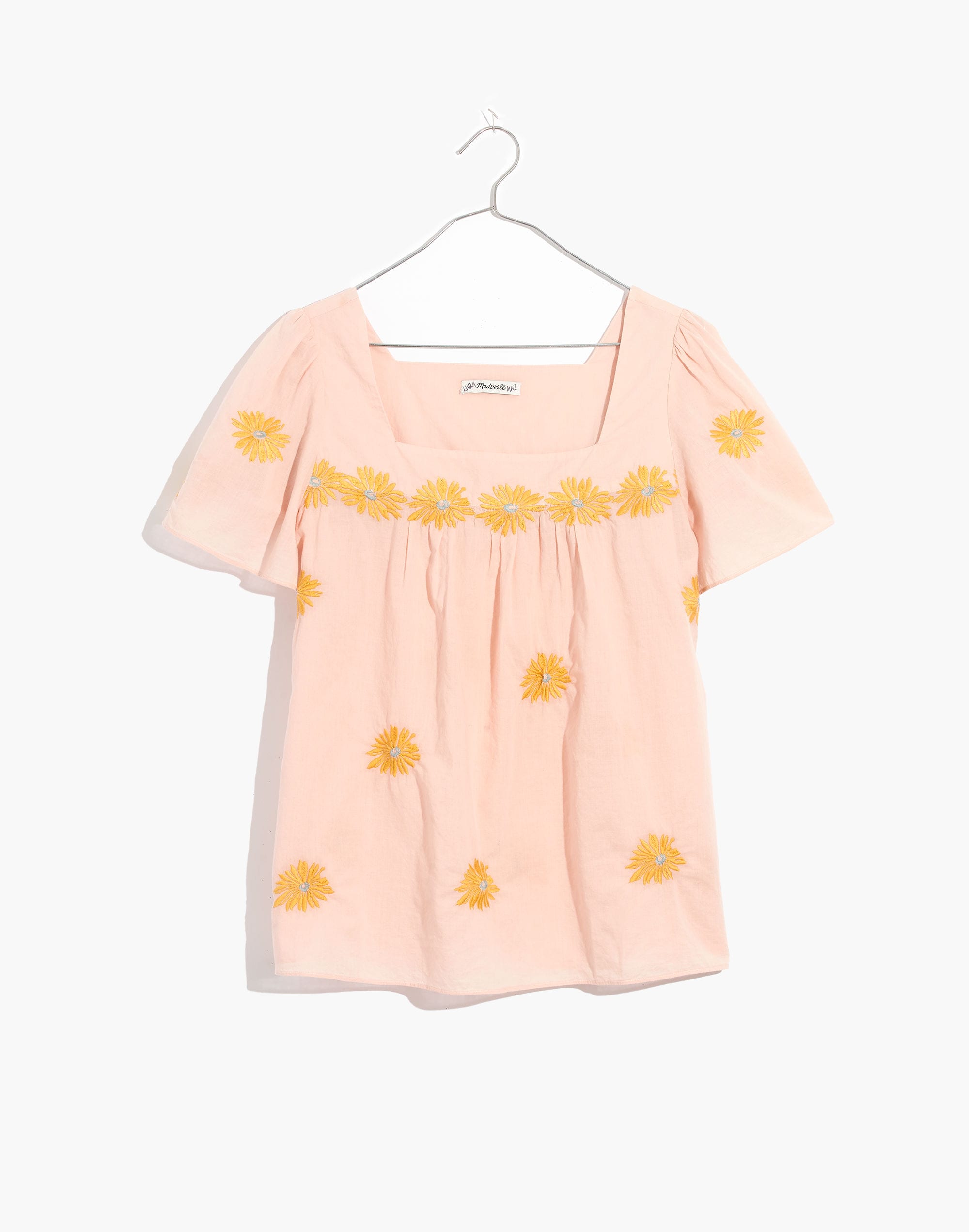 Floral Embroidered Butterfly Top
