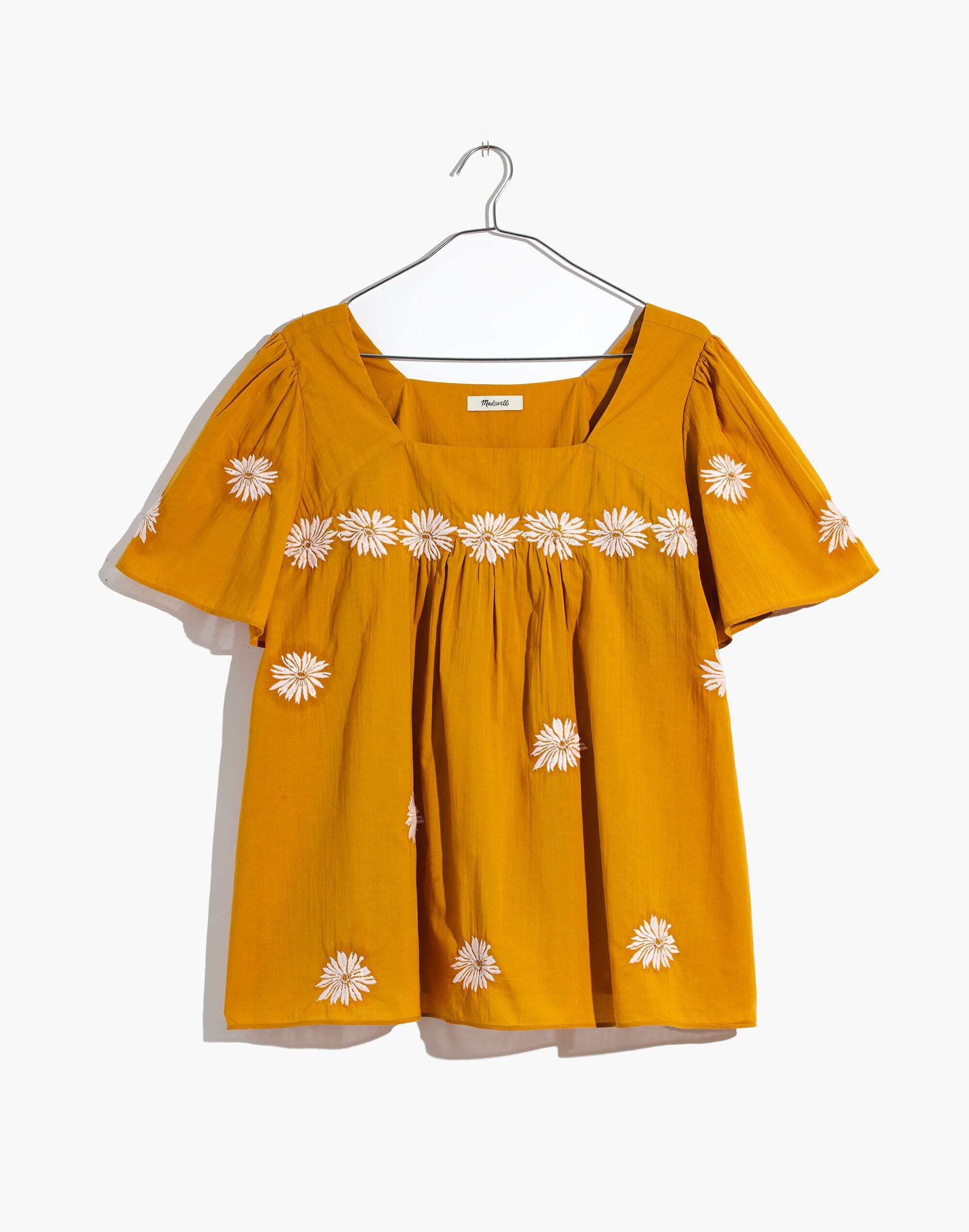 Floral Embroidered Butterfly Top