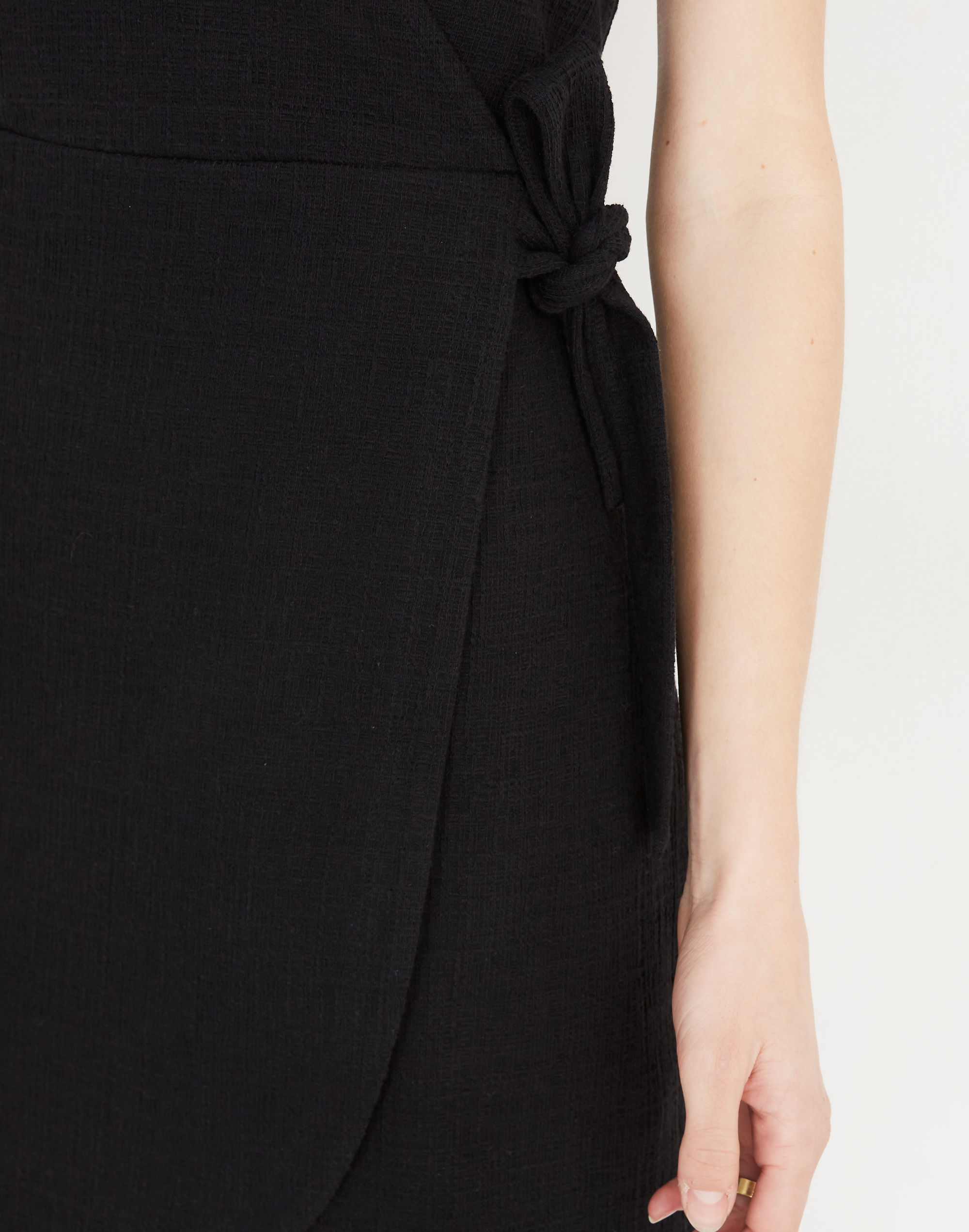 Texture &amp; Thread Short-Sleeve Side-Tie Dress