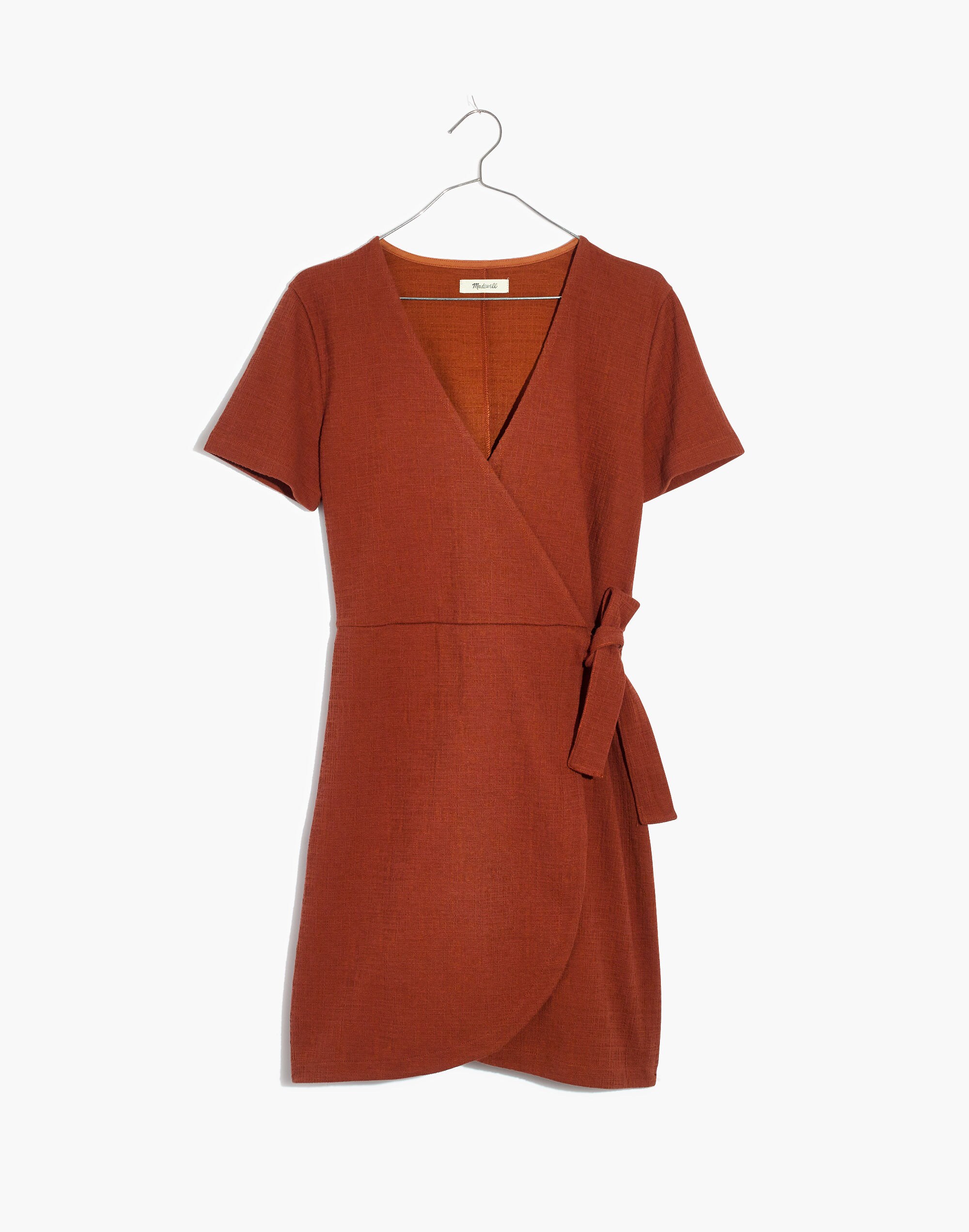 Texture &amp; Thread Short-Sleeve Side-Tie Dress