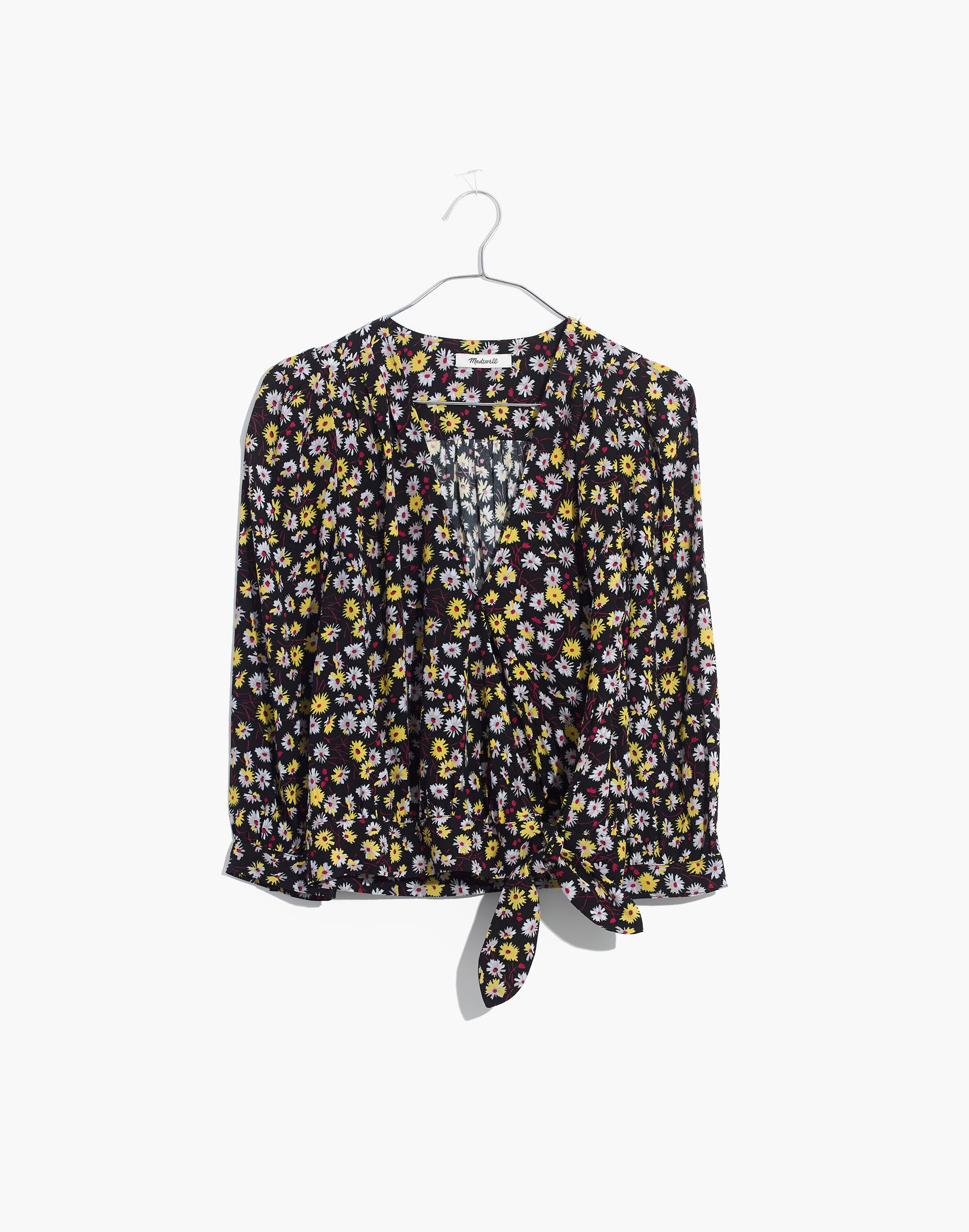 Wrap Top in French Floral
