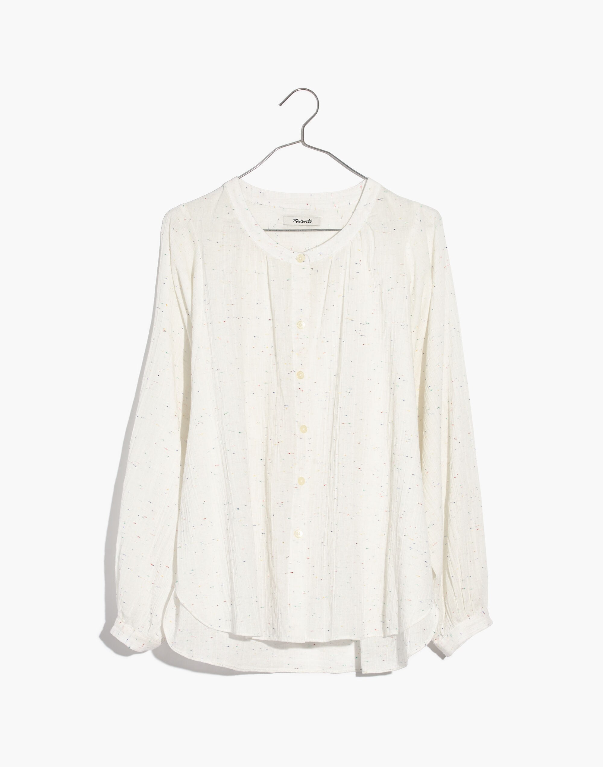 Peasant Top in Rainbow Speckle