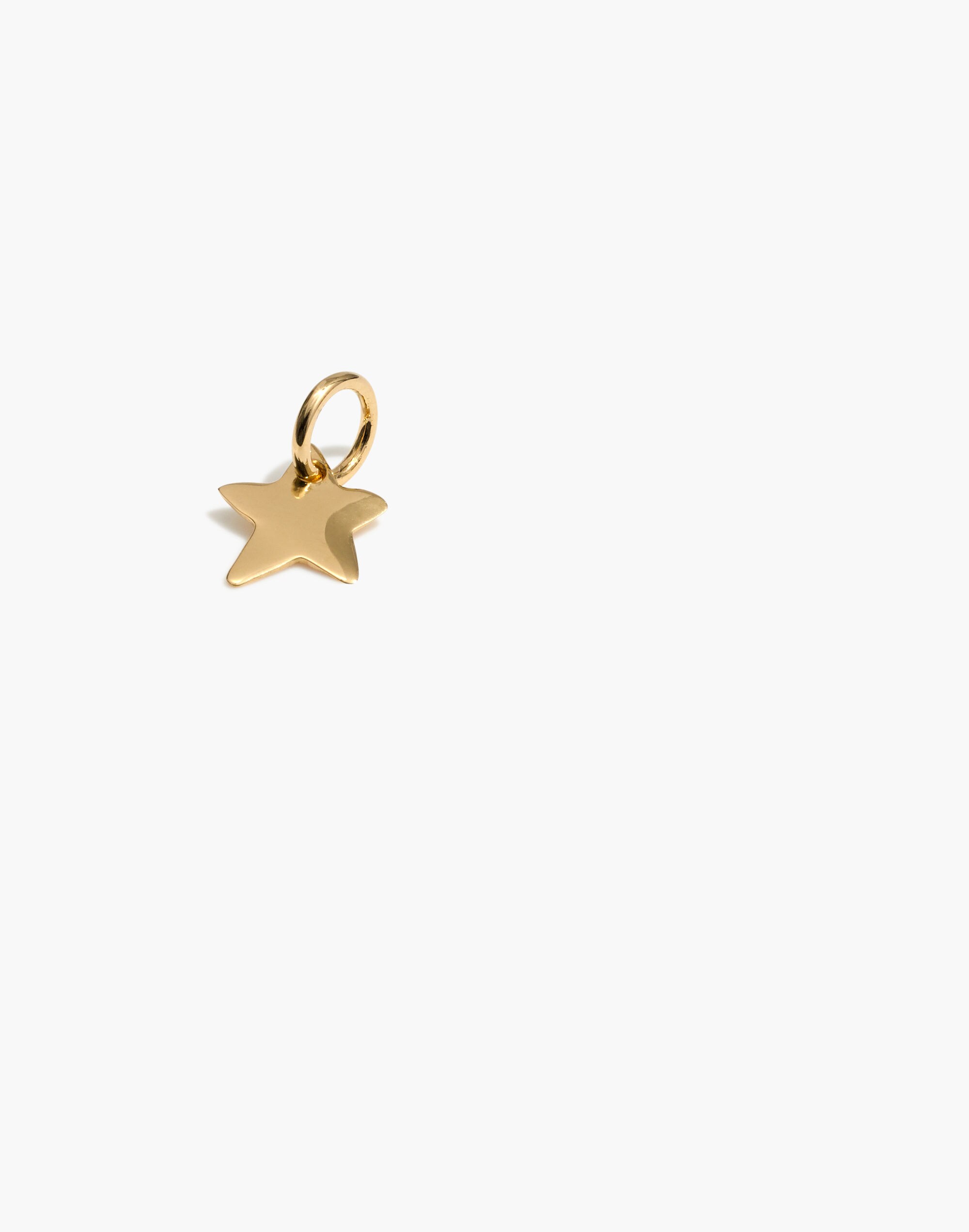 14k Gold Mini Star Charm