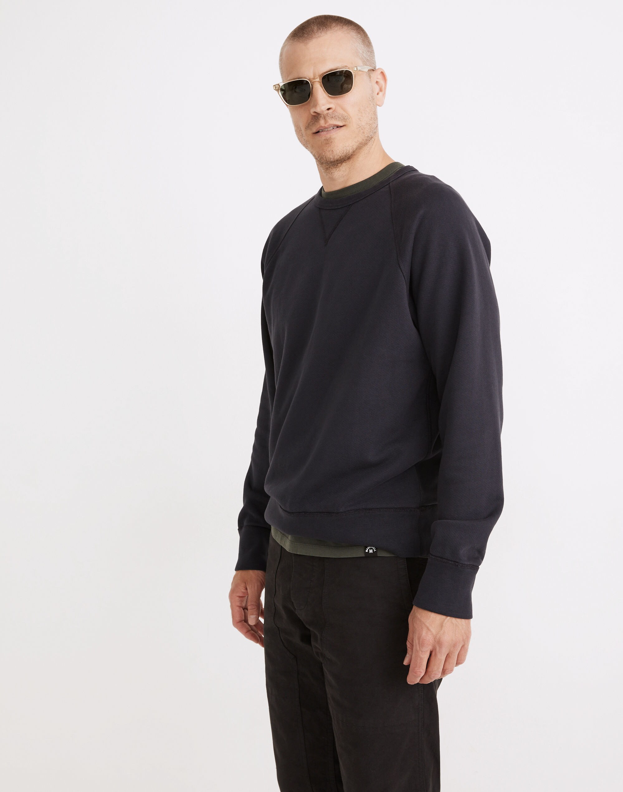 Garment-Dyed Crewneck Sweatshirt