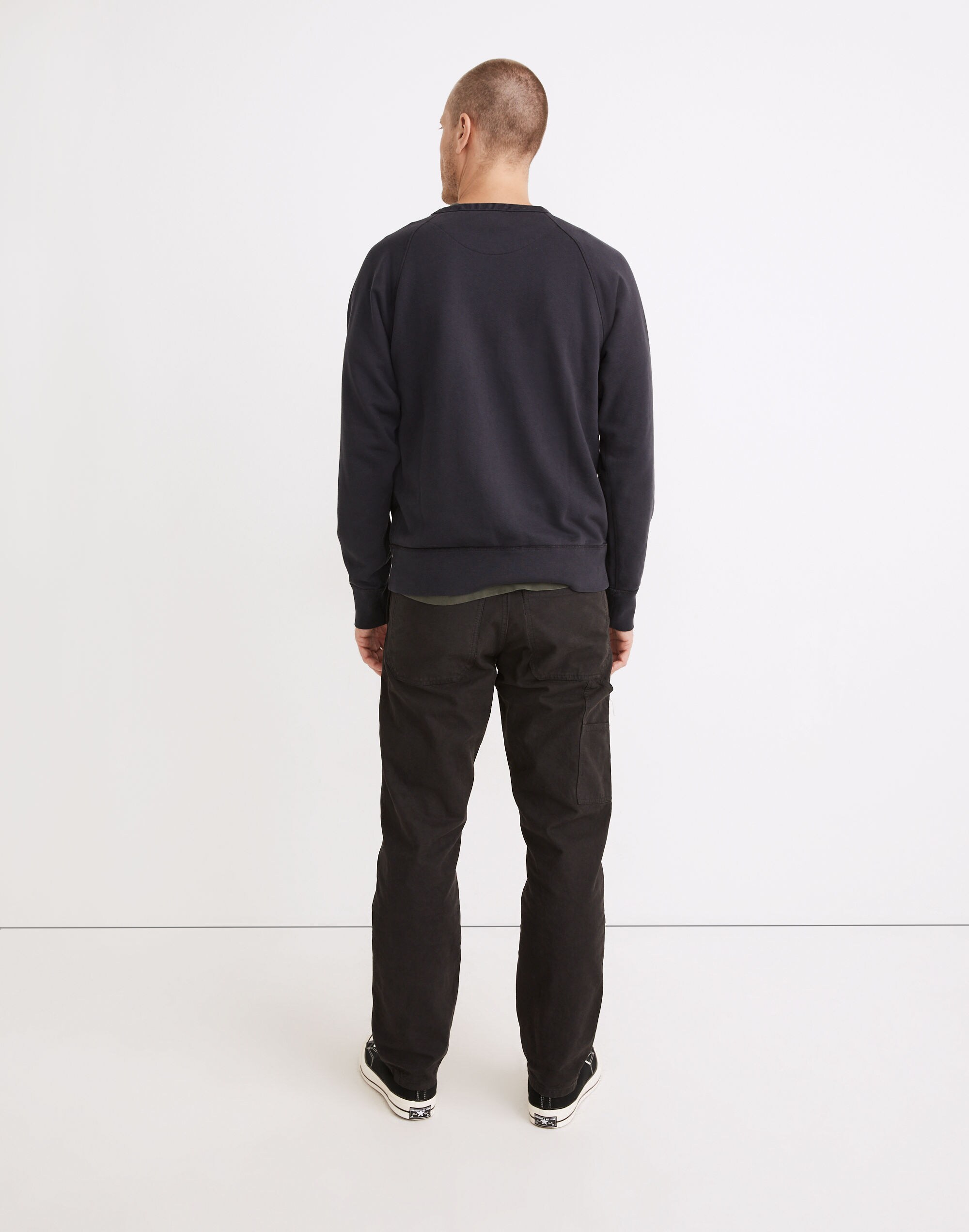 Garment-Dyed Crewneck Sweatshirt