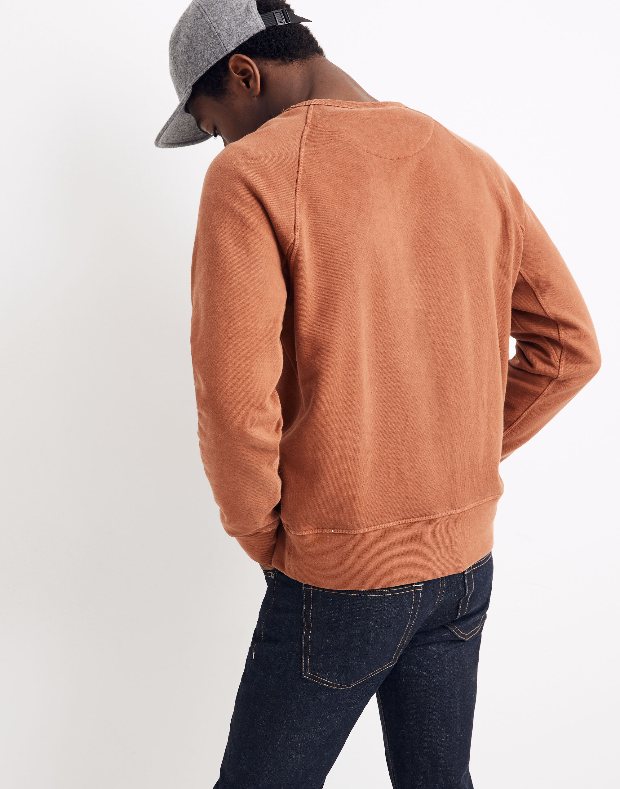 Garment-Dyed Crewneck Sweatshirt