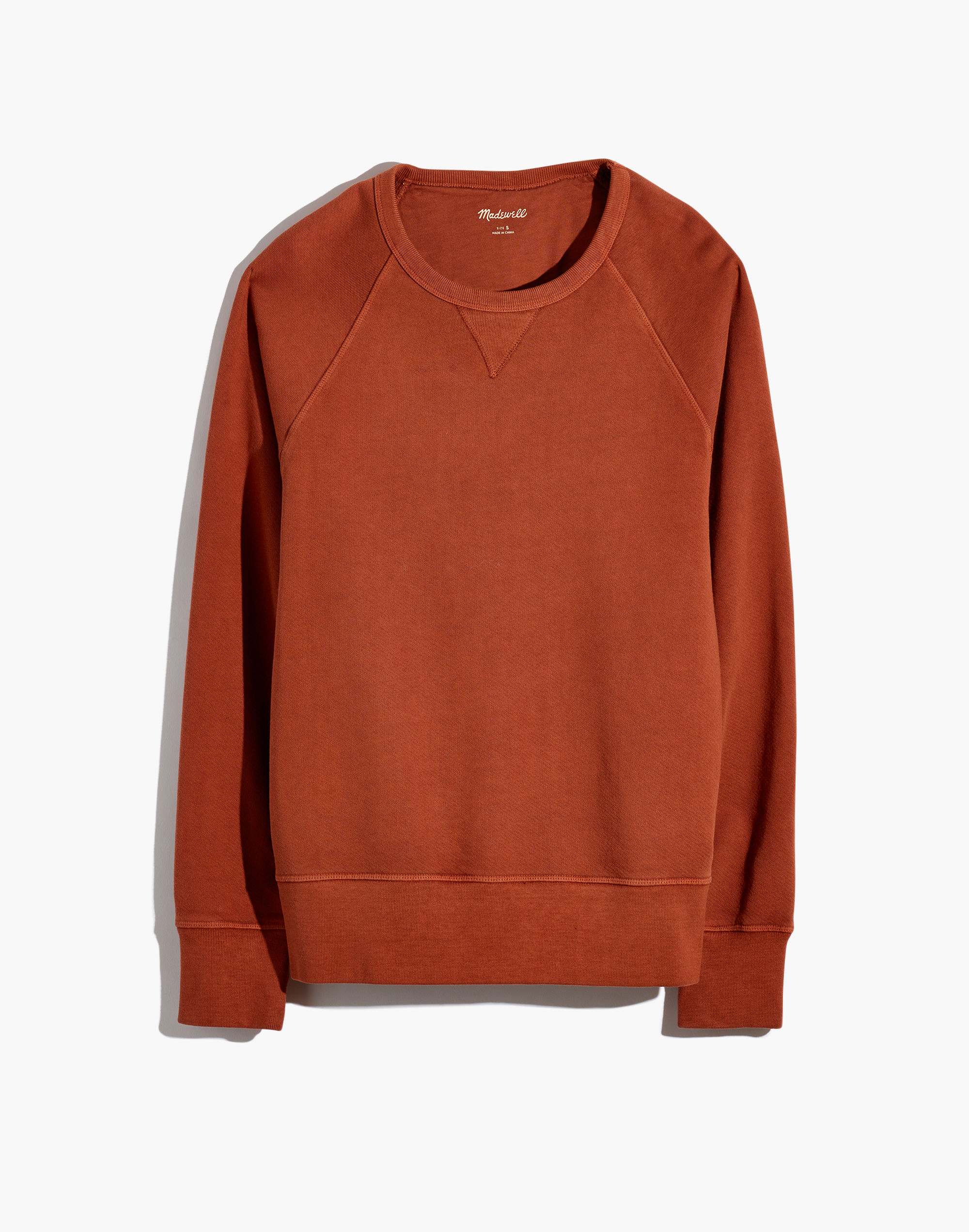 Garment-Dyed Crewneck Sweatshirt