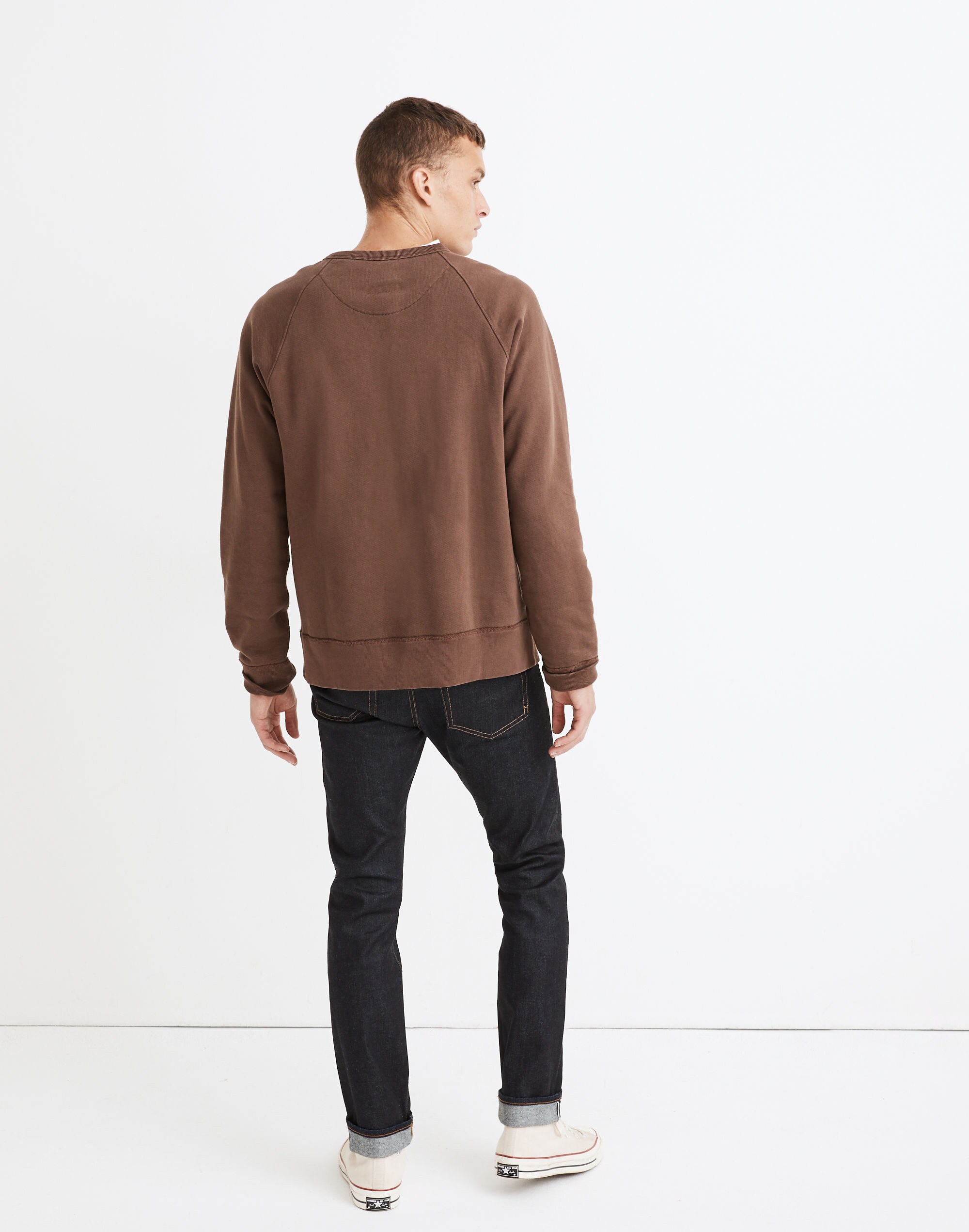 Garment-Dyed Crewneck Sweatshirt