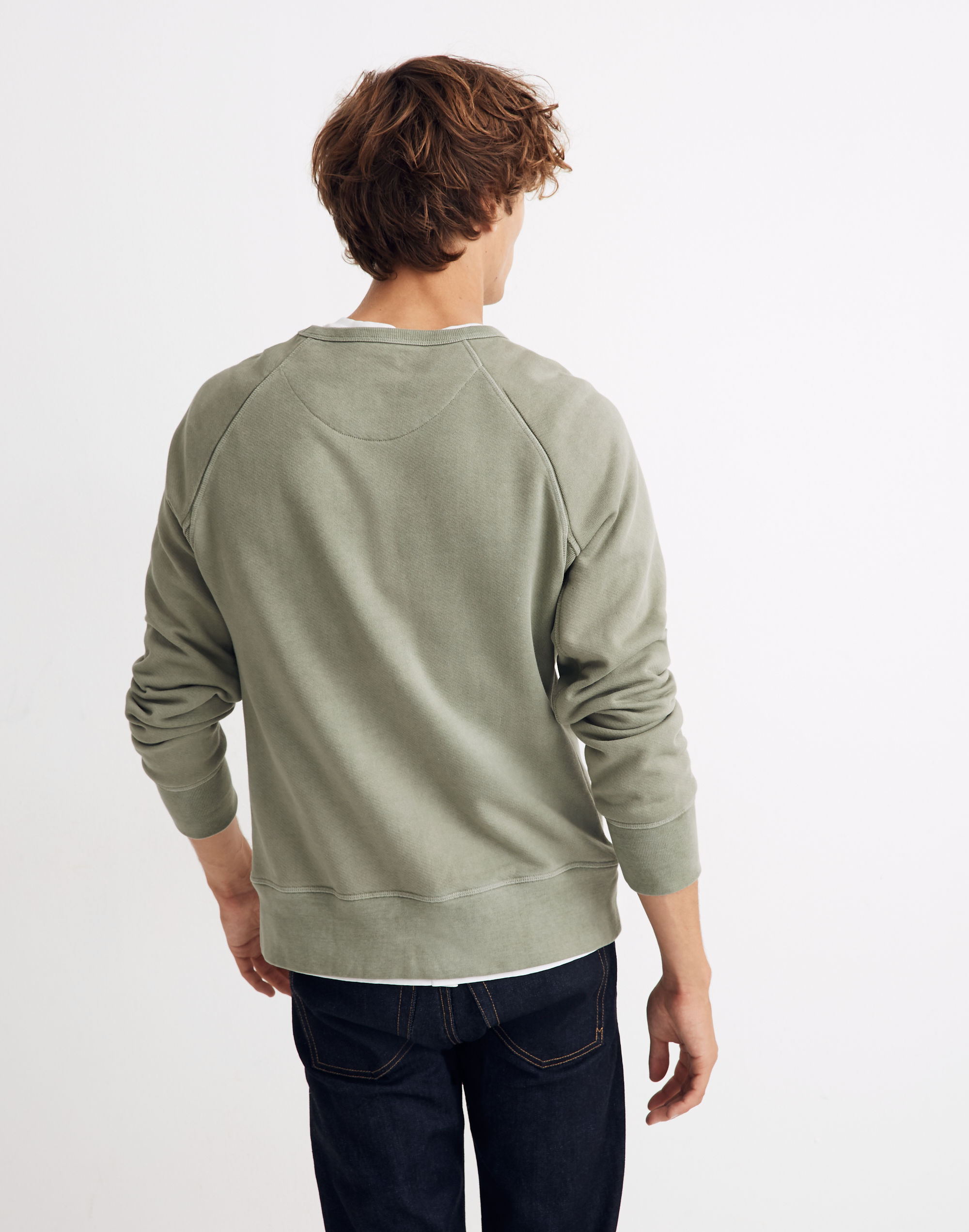 Garment-Dyed Crewneck Sweatshirt
