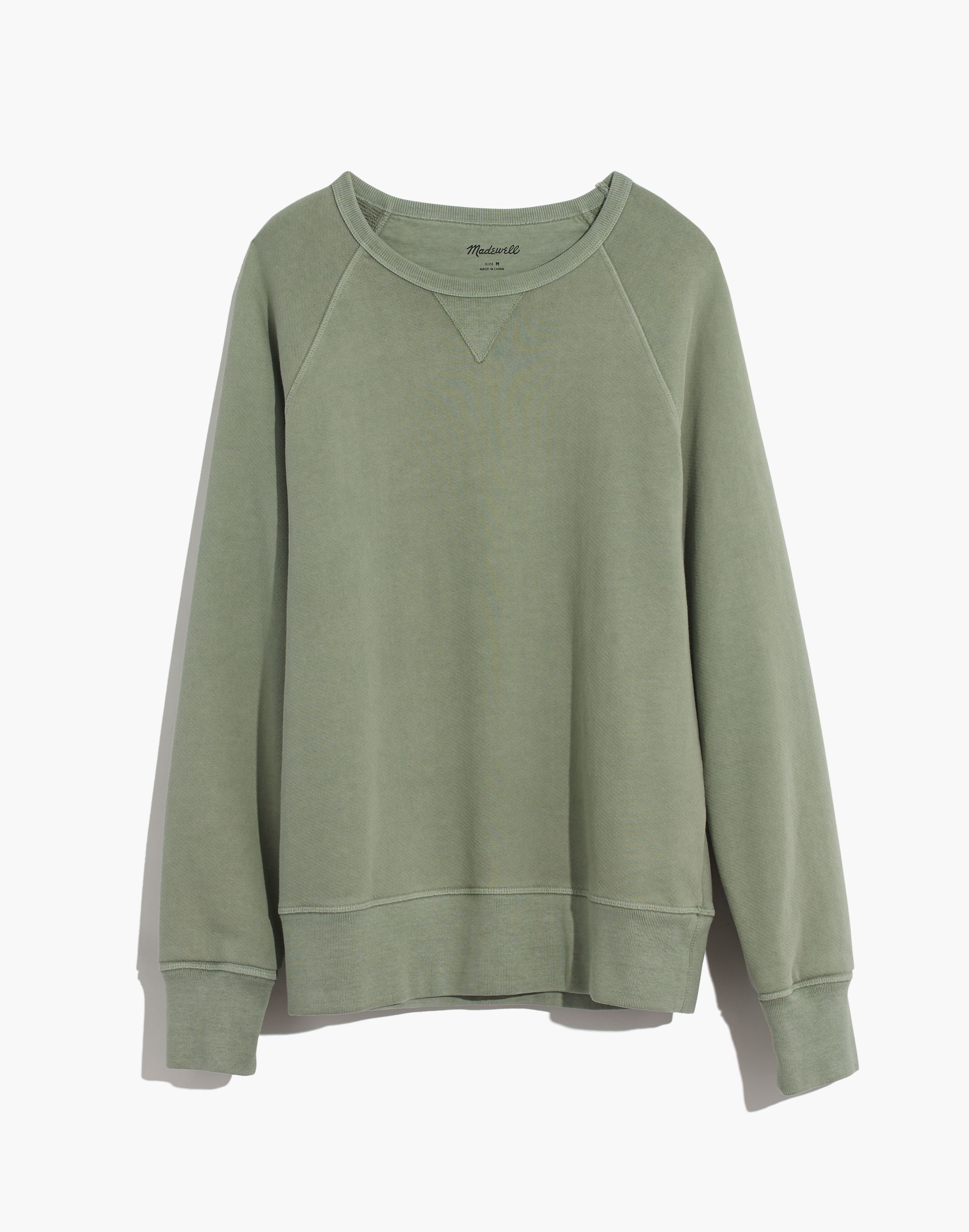 Garment-Dyed Crewneck Sweatshirt