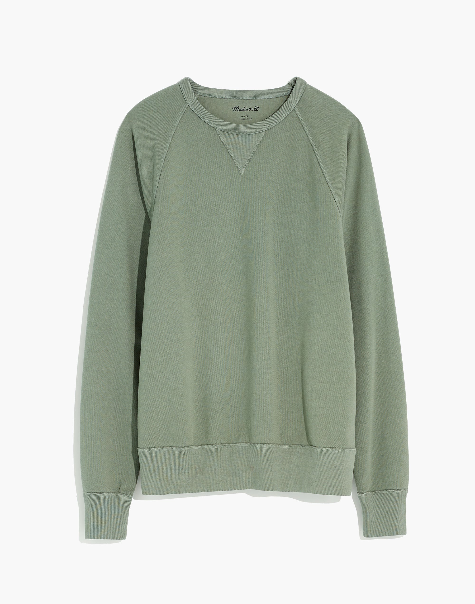 Garment-Dyed Crewneck Sweatshirt