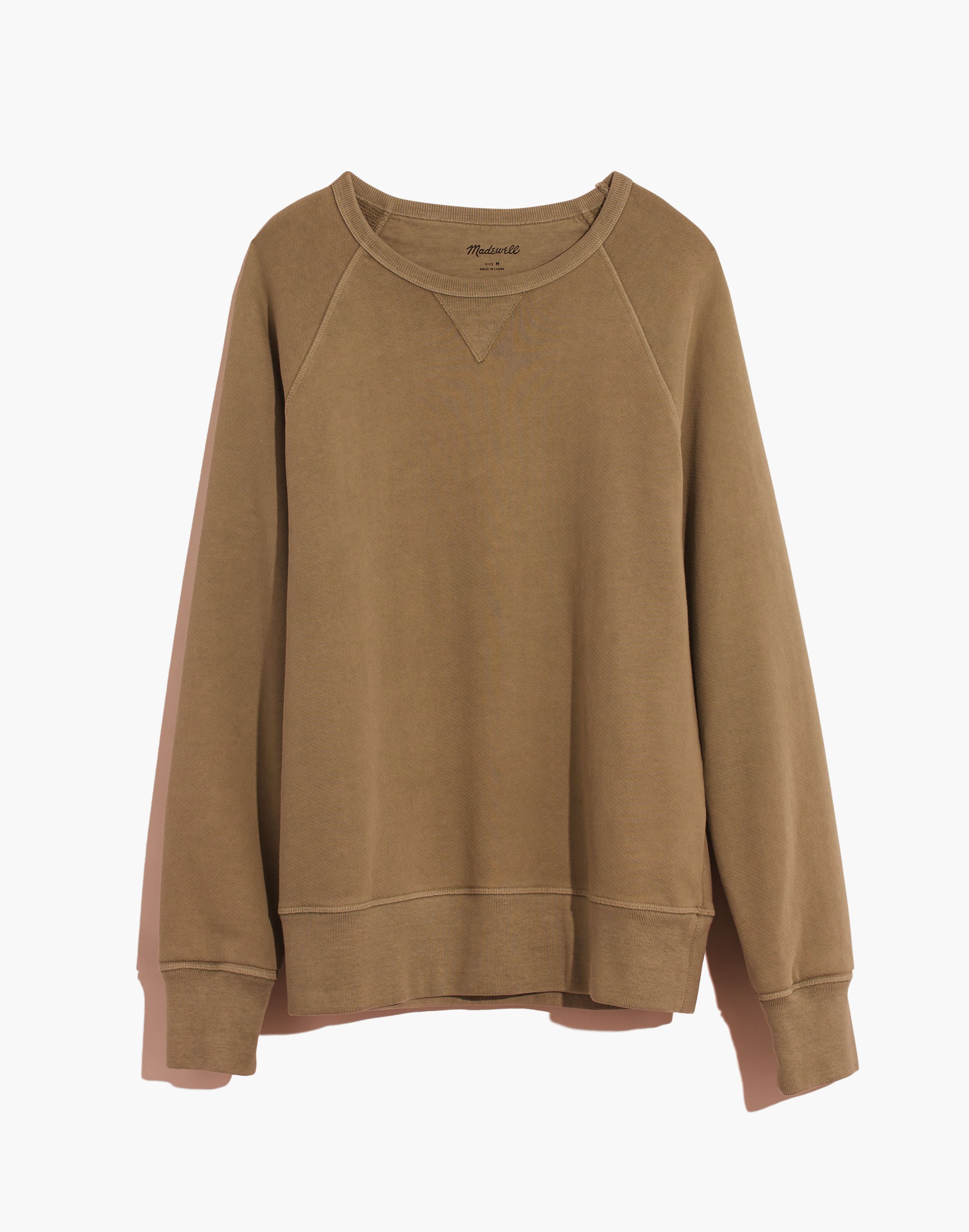Garment-Dyed Crewneck Sweatshirt