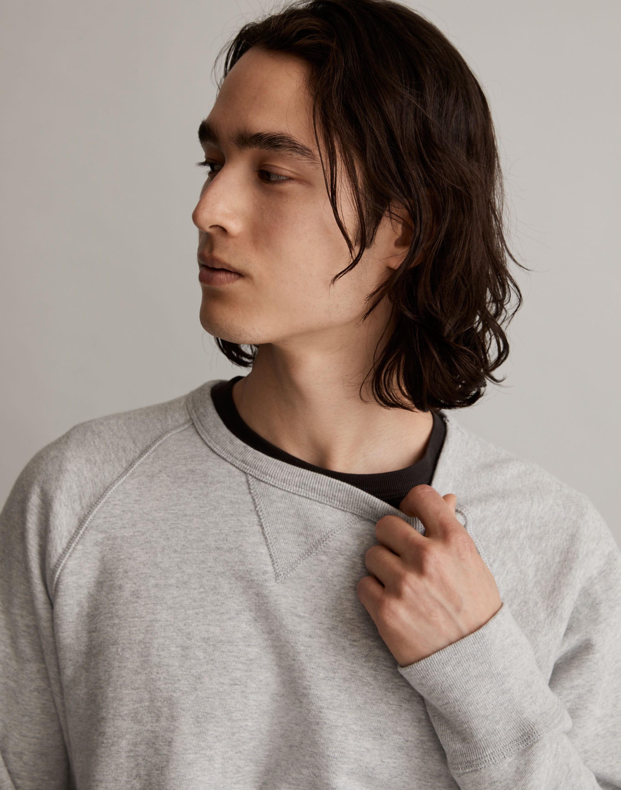 Garment-Dyed Crewneck Sweatshirt