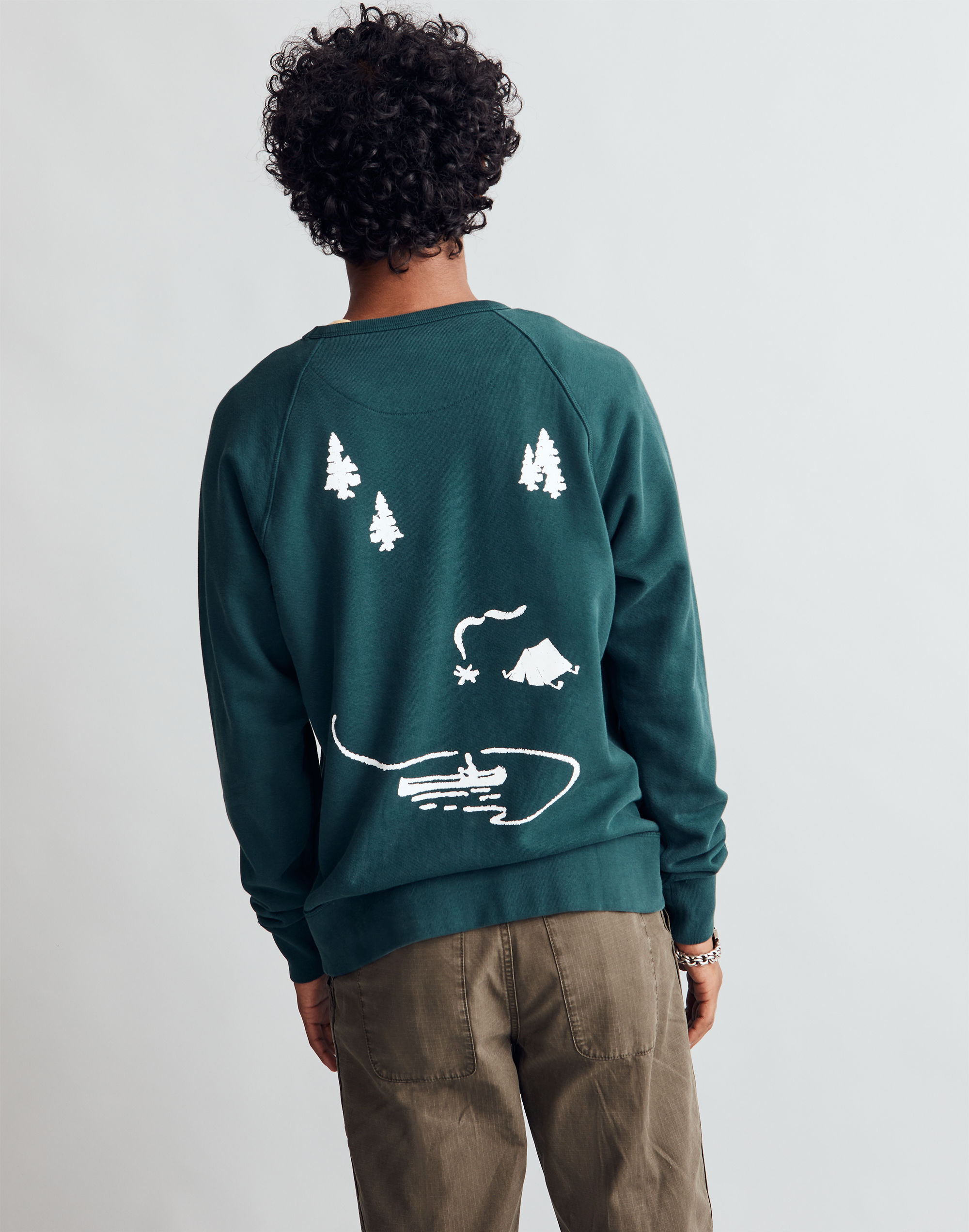 Garment-Dyed Crewneck Sweatshirt