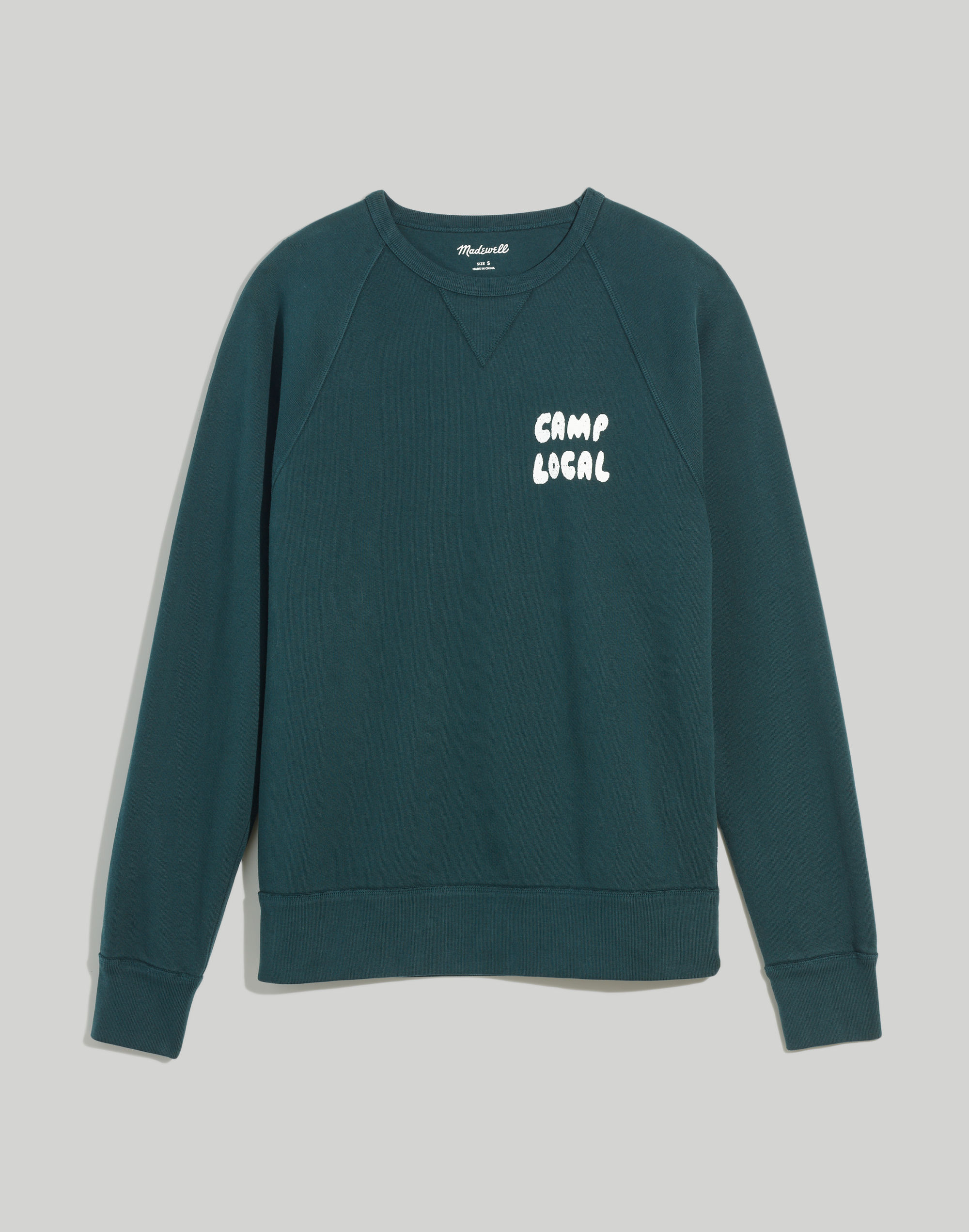 Garment-Dyed Crewneck Sweatshirt