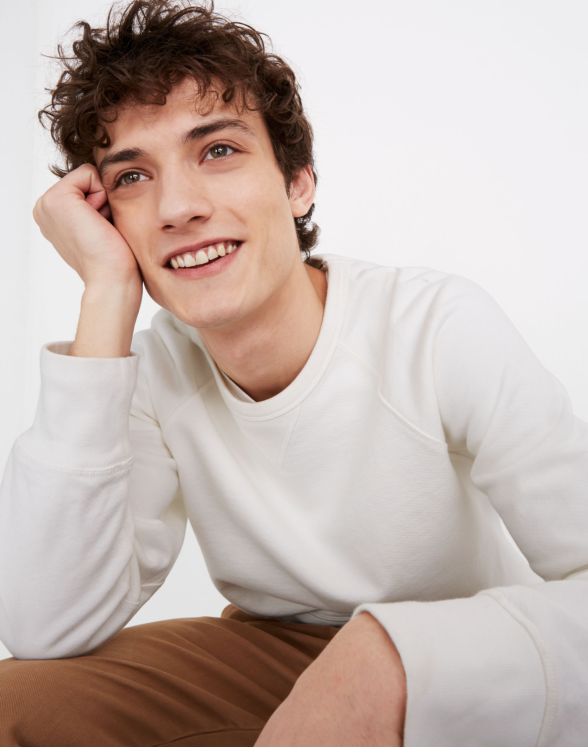 Garment-Dyed Crewneck Sweatshirt