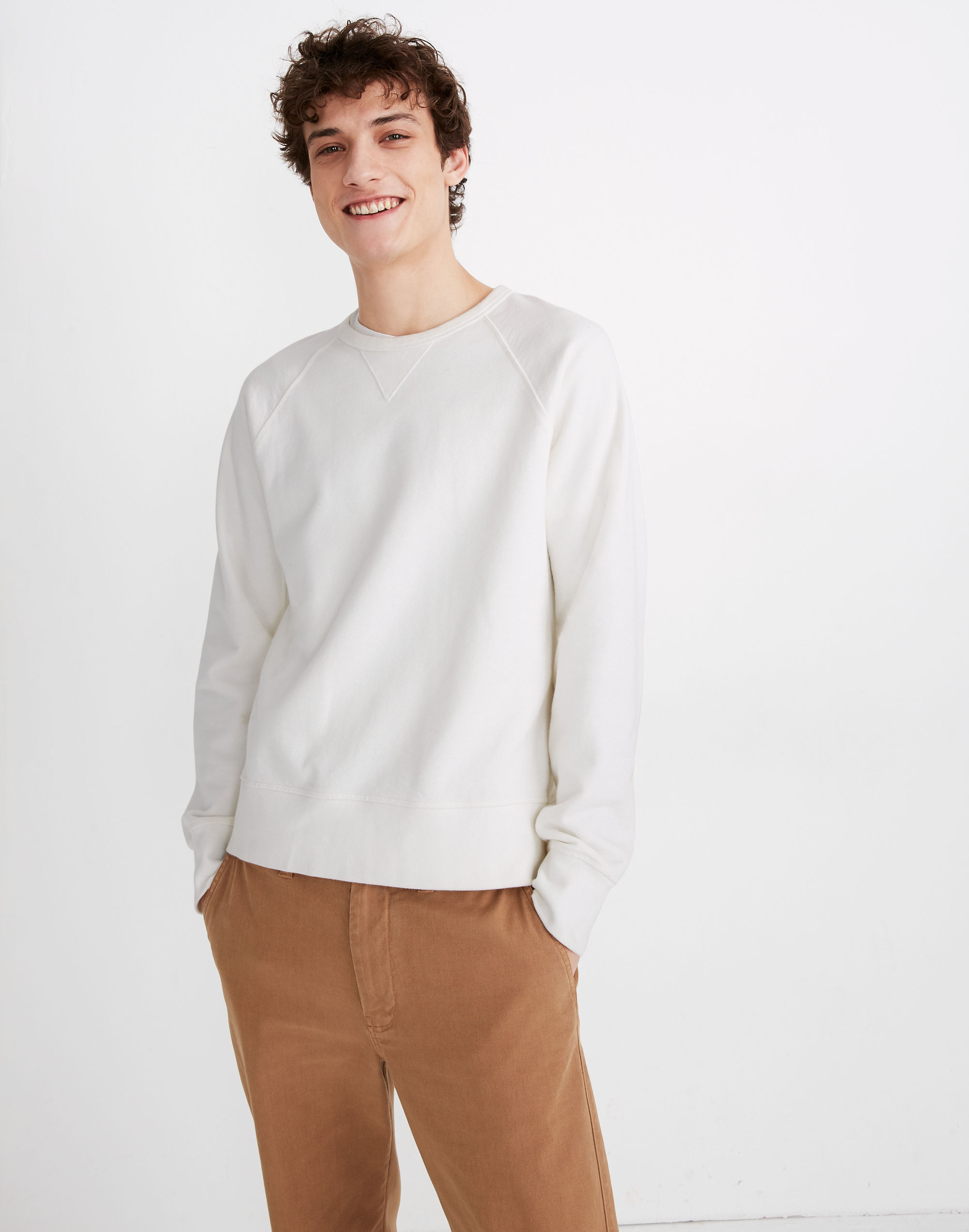 Garment-Dyed Crewneck Sweatshirt