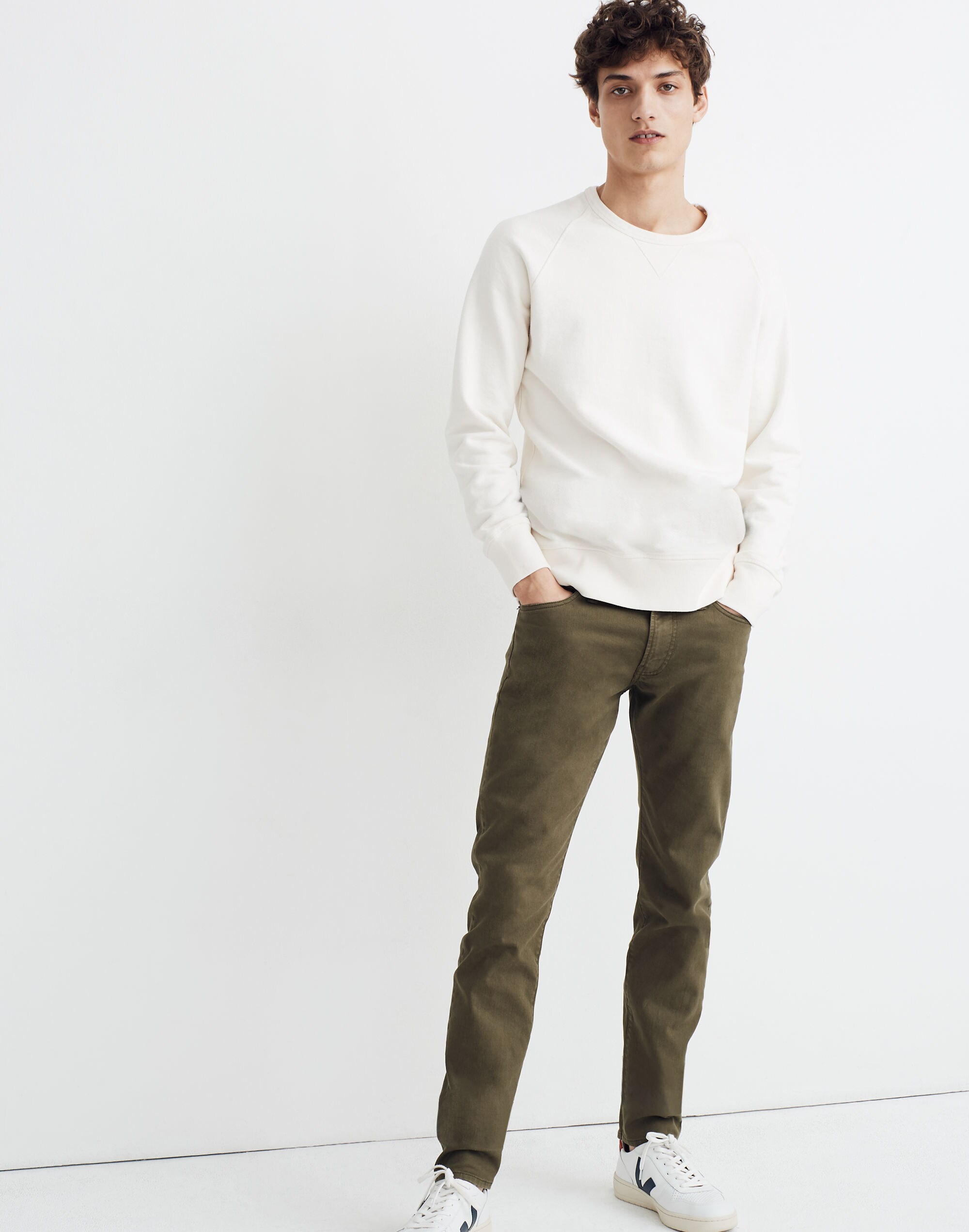 Garment-Dyed Crewneck Sweatshirt