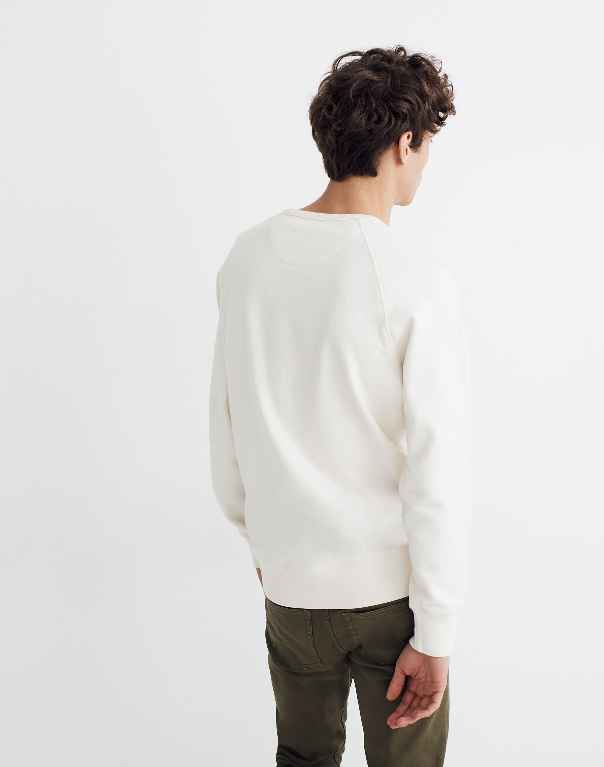 Garment-Dyed Crewneck Sweatshirt