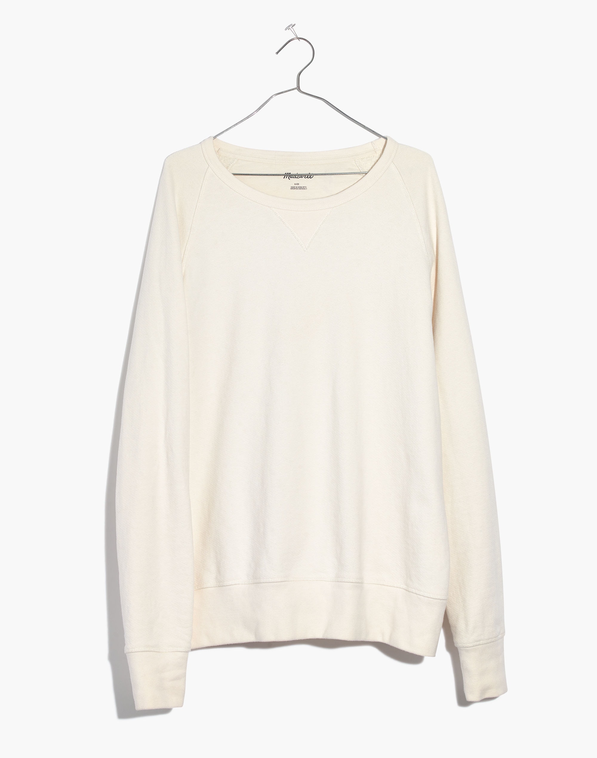 Garment-Dyed Crewneck Sweatshirt