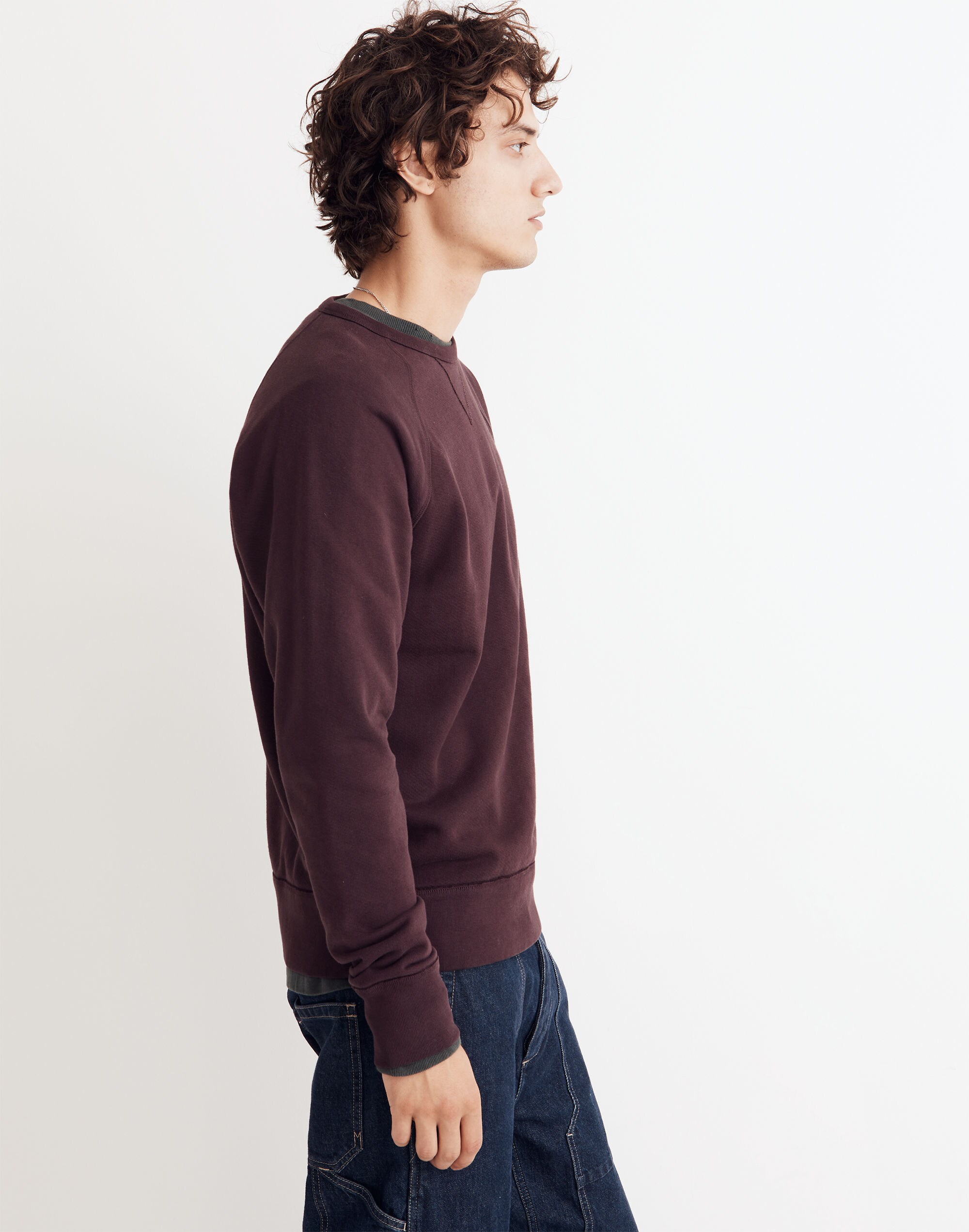 Garment-Dyed Crewneck Sweatshirt